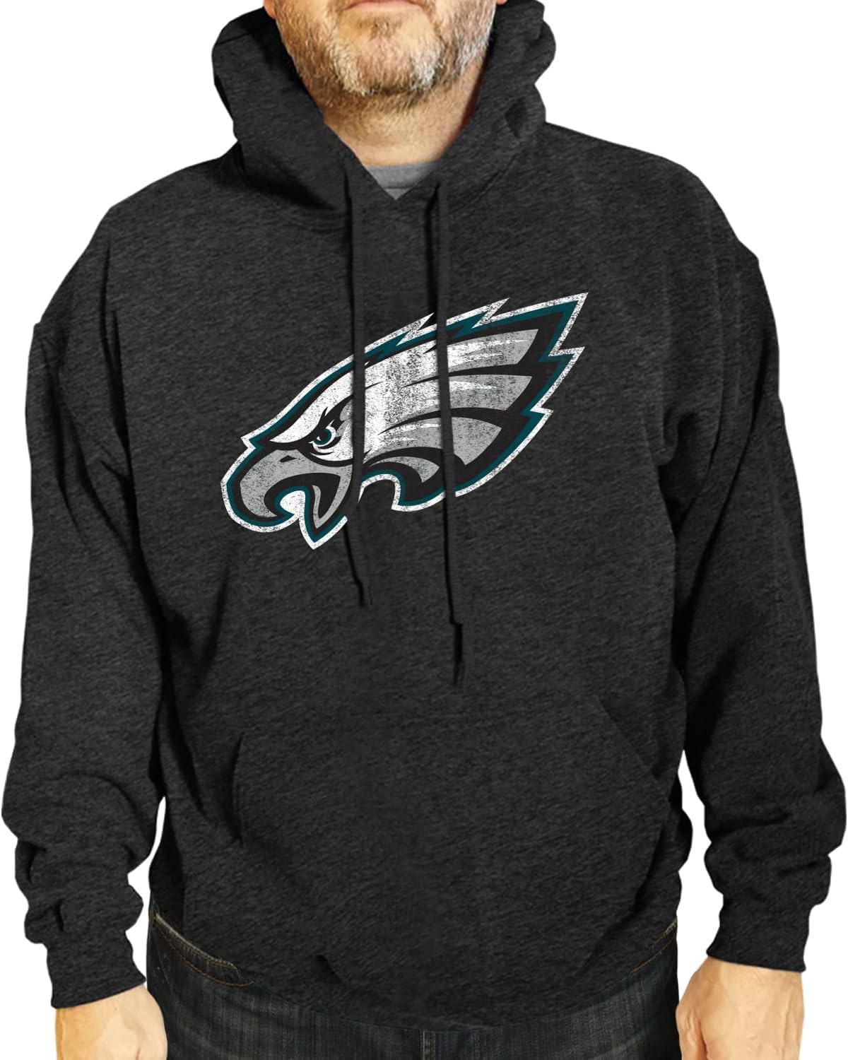 Philadelphia Eagles Hoodie for Men - Ultra Soft Fleece Sweatshirt