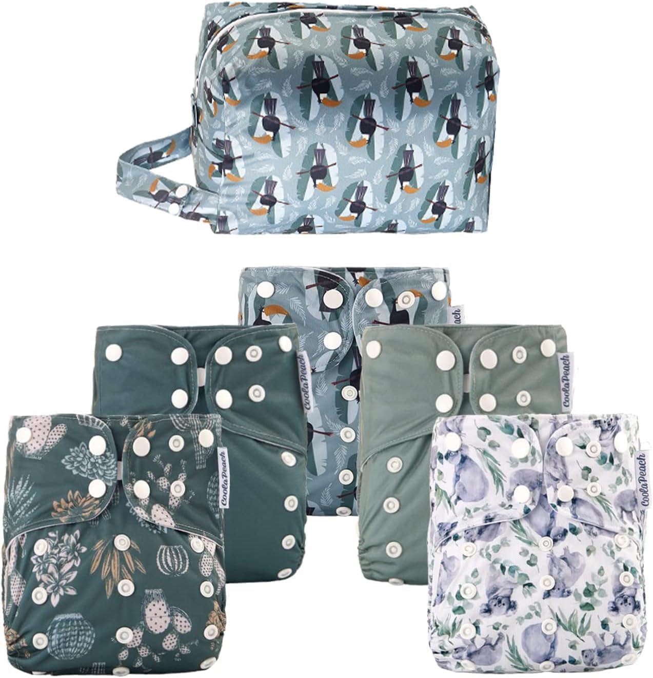 Stay Dry All Day: CoolaPeach Cloth Diaper Set