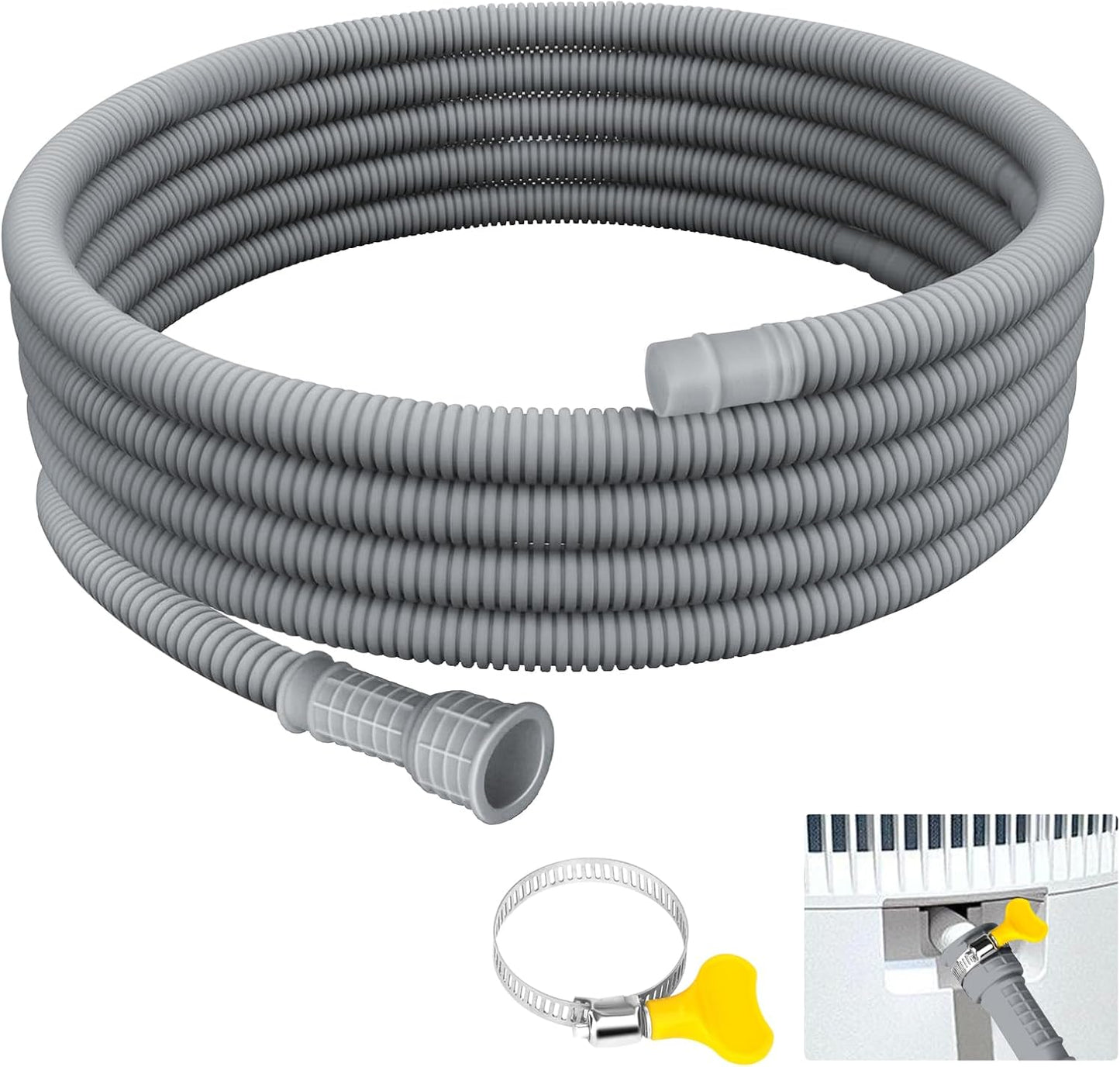10ft Flexible Dehumidifier Drain Hose - Max Compatibility!