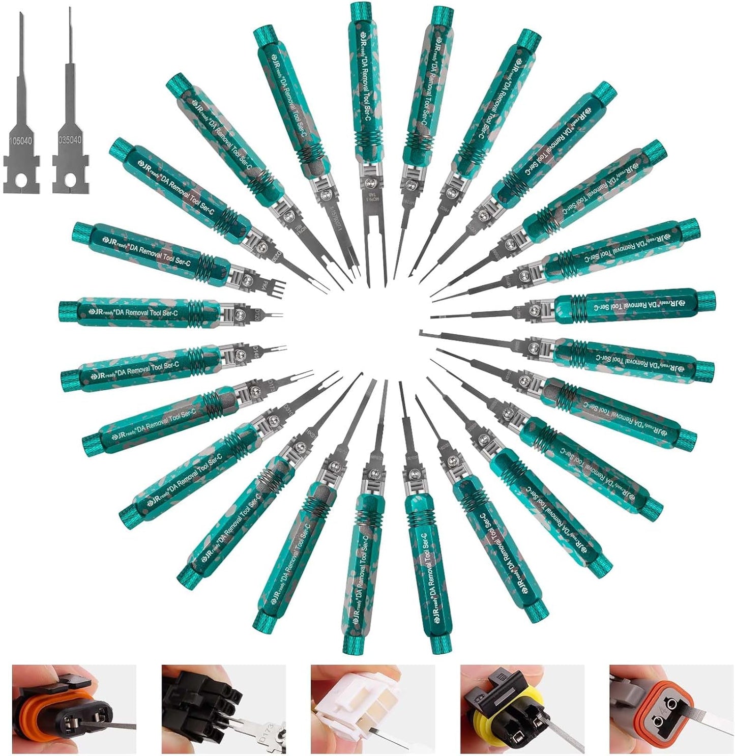 JRready ST5277 Pin Removal Tool Kit for Electrical Connectors