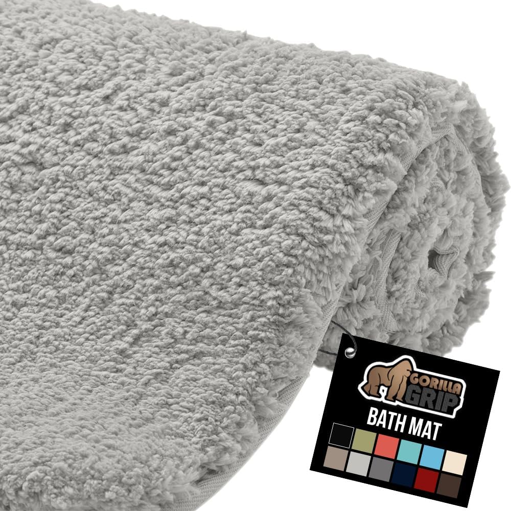 GORILLA GRIP Premium Luxury Bath Rug - Soft, Absorbent Mat