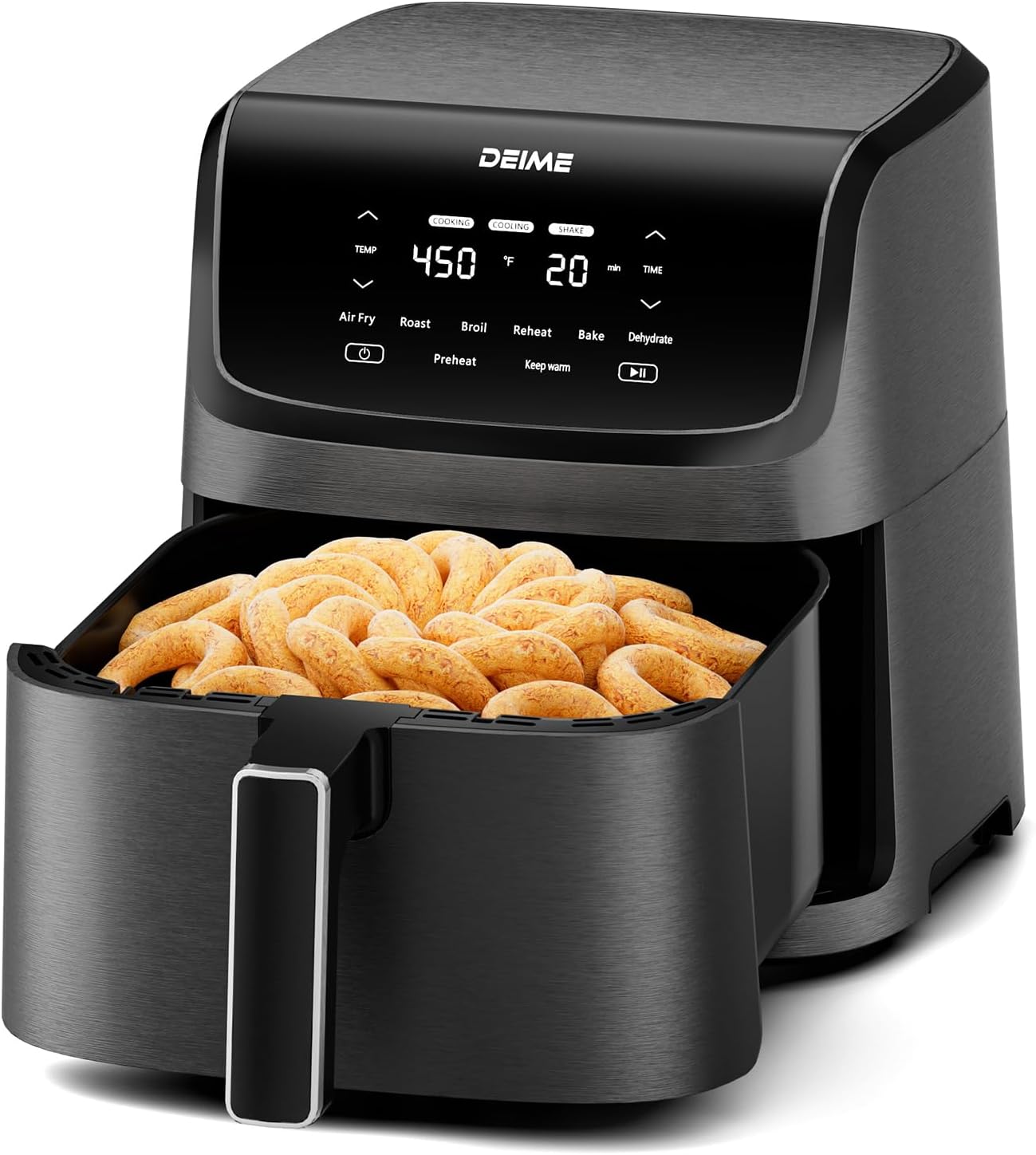 DEIME 7.2 QT Air Fryer: Healthy Oilless Cooking
