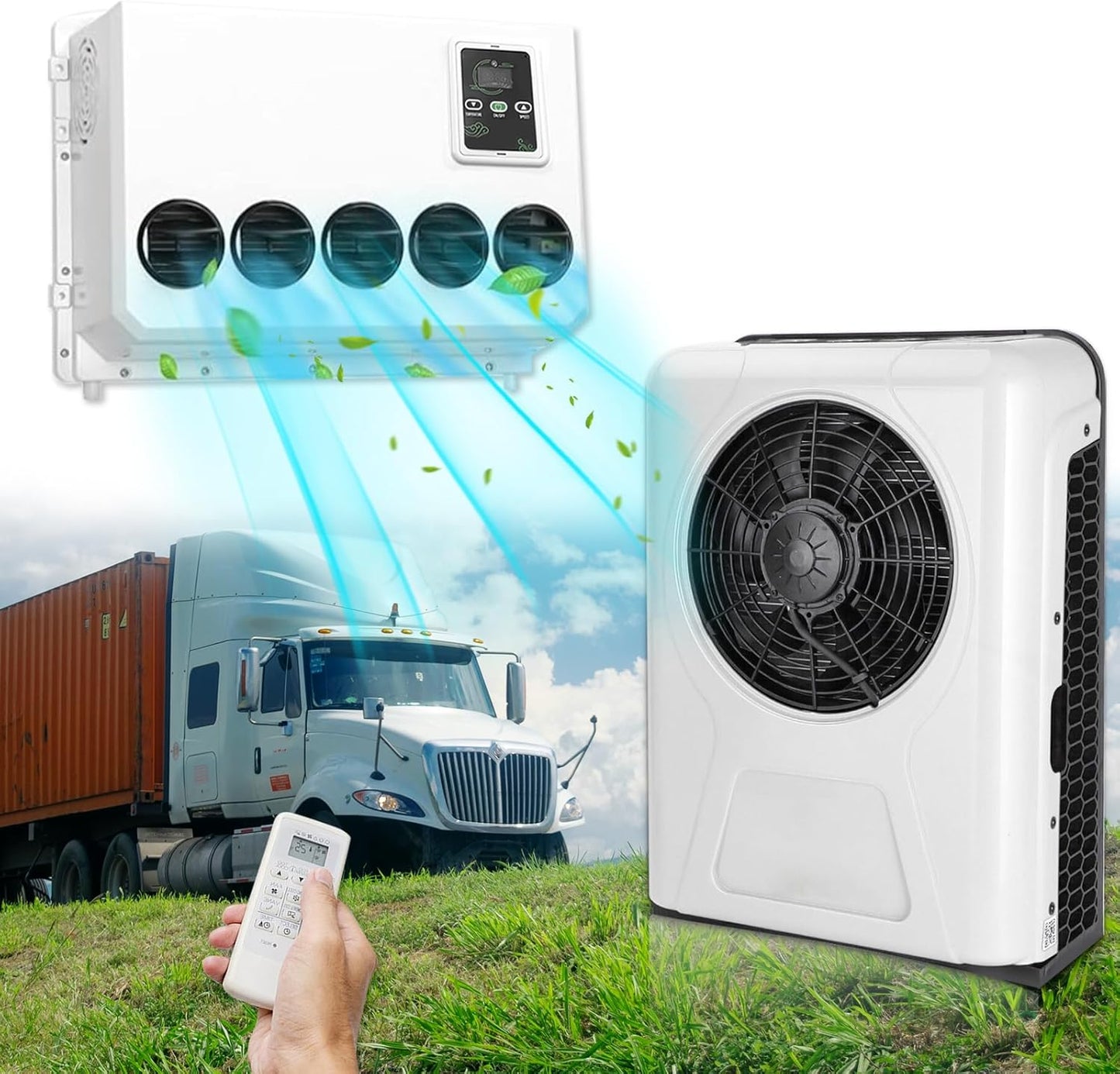 High-Efficiency 12V Mini Split A/C for Truckers - Bailigo