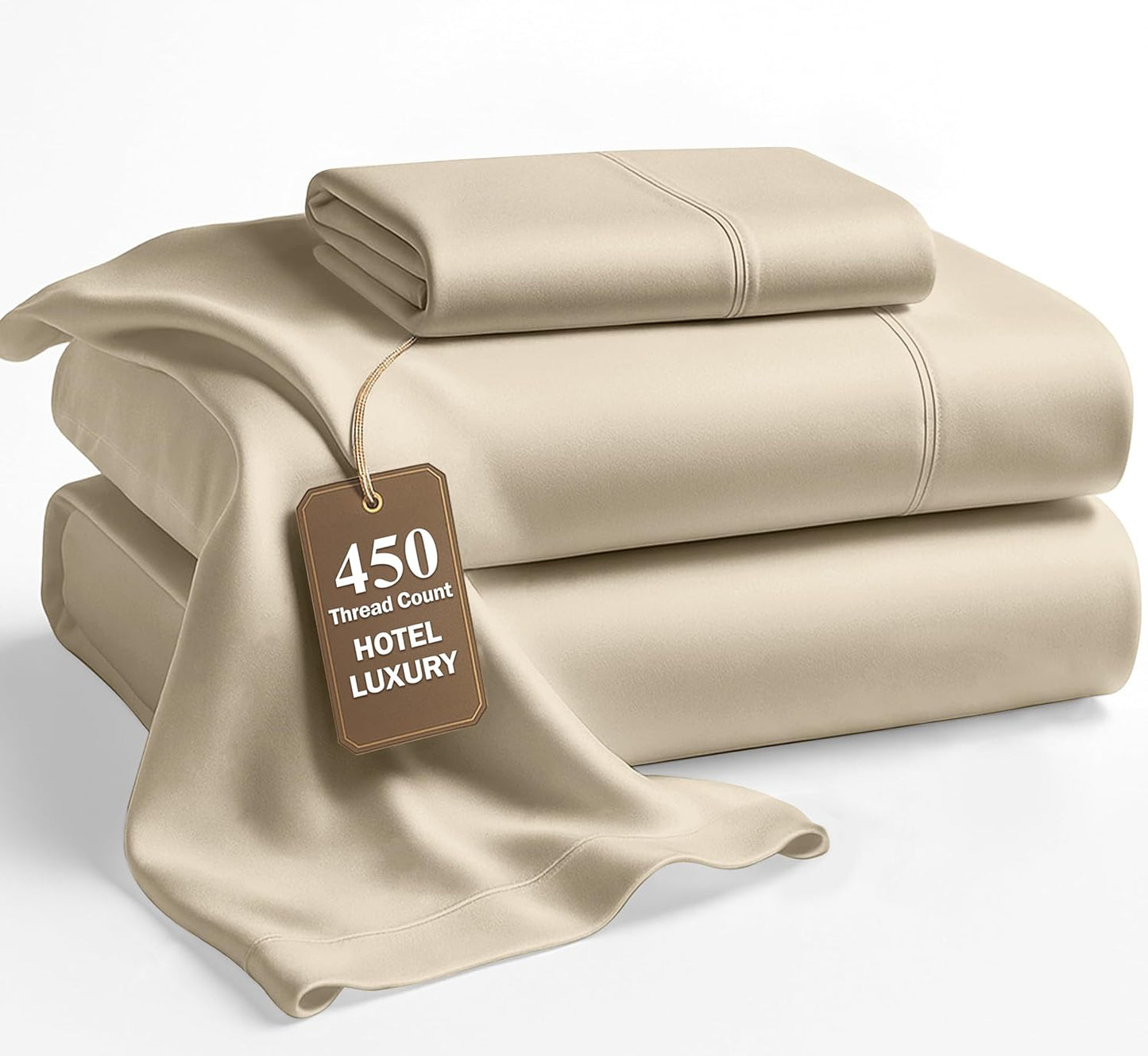 Lane Linen 100% Cotton Twin Bed Sheets Set for Ultimate Comfort