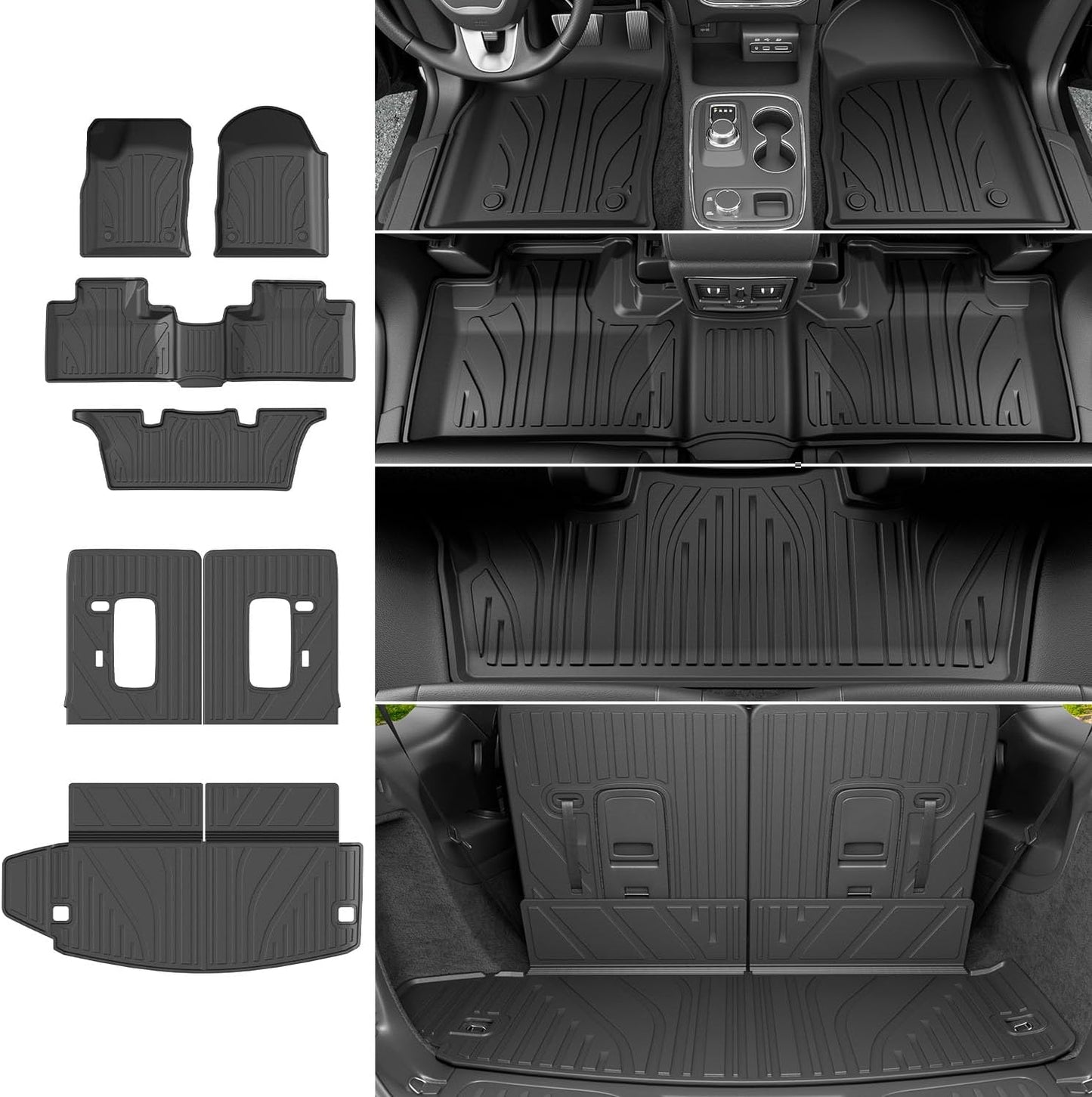 Premium Floor Mat Set for 2016-2026 Dodge Durango 6 Seats