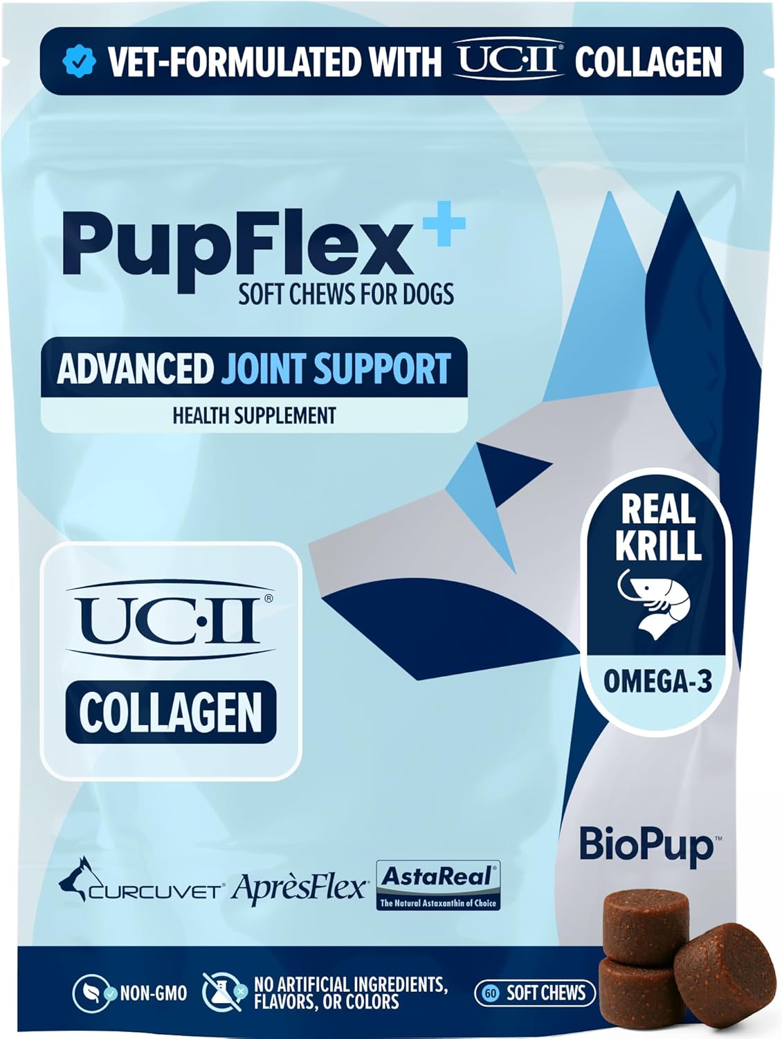 PupFlex+ Hip and Joint Supplement for Dogs with UC-II Collagen