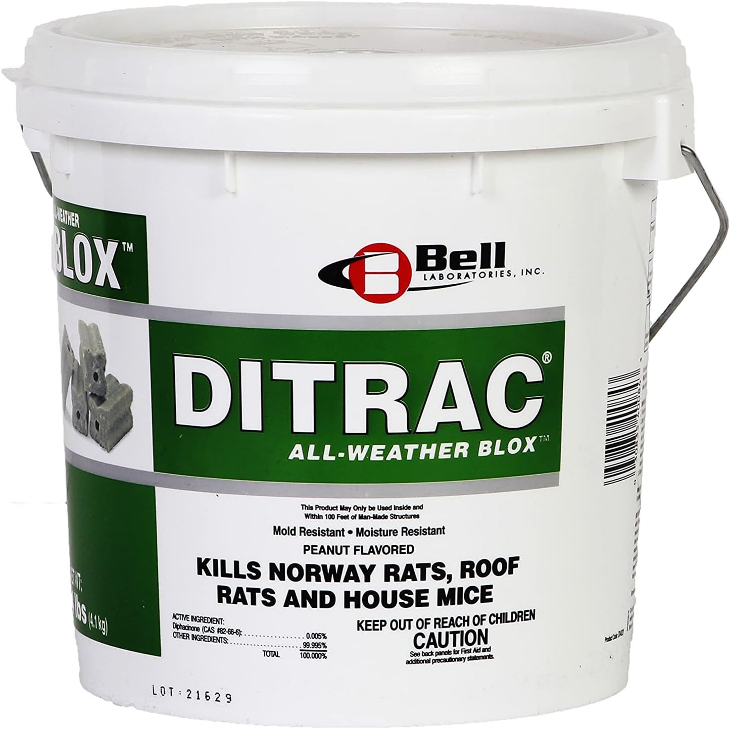 Ditrac All-Weather Blox Rat Poison for Effective Rodent Control
