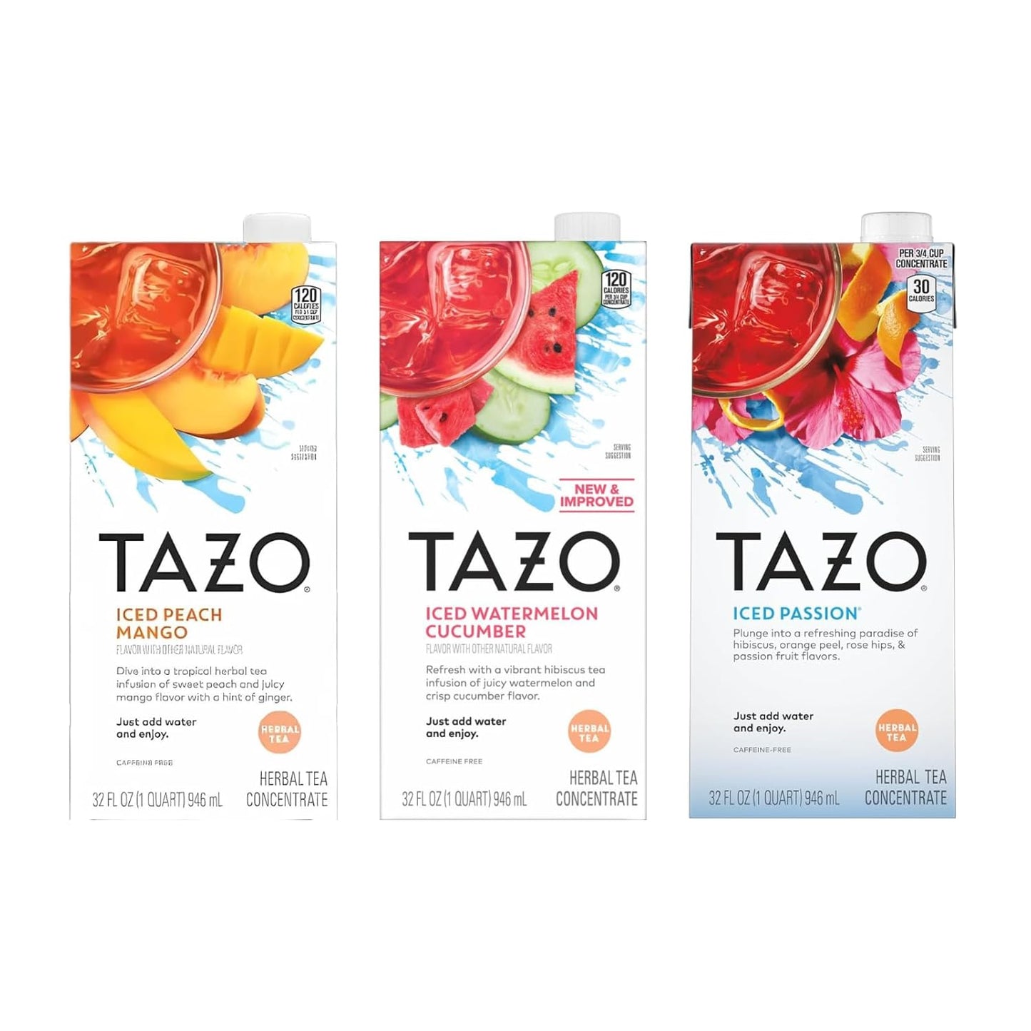 TAZO Tea Concentrate Variety Pack: Refreshers for Every Mood