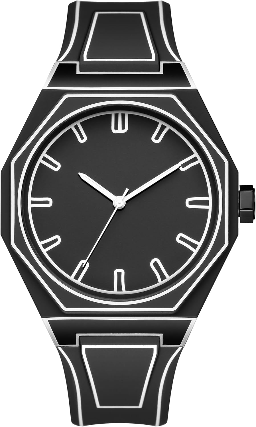 GORBEN Anime Sketch Watch - Minimalist Black/White
