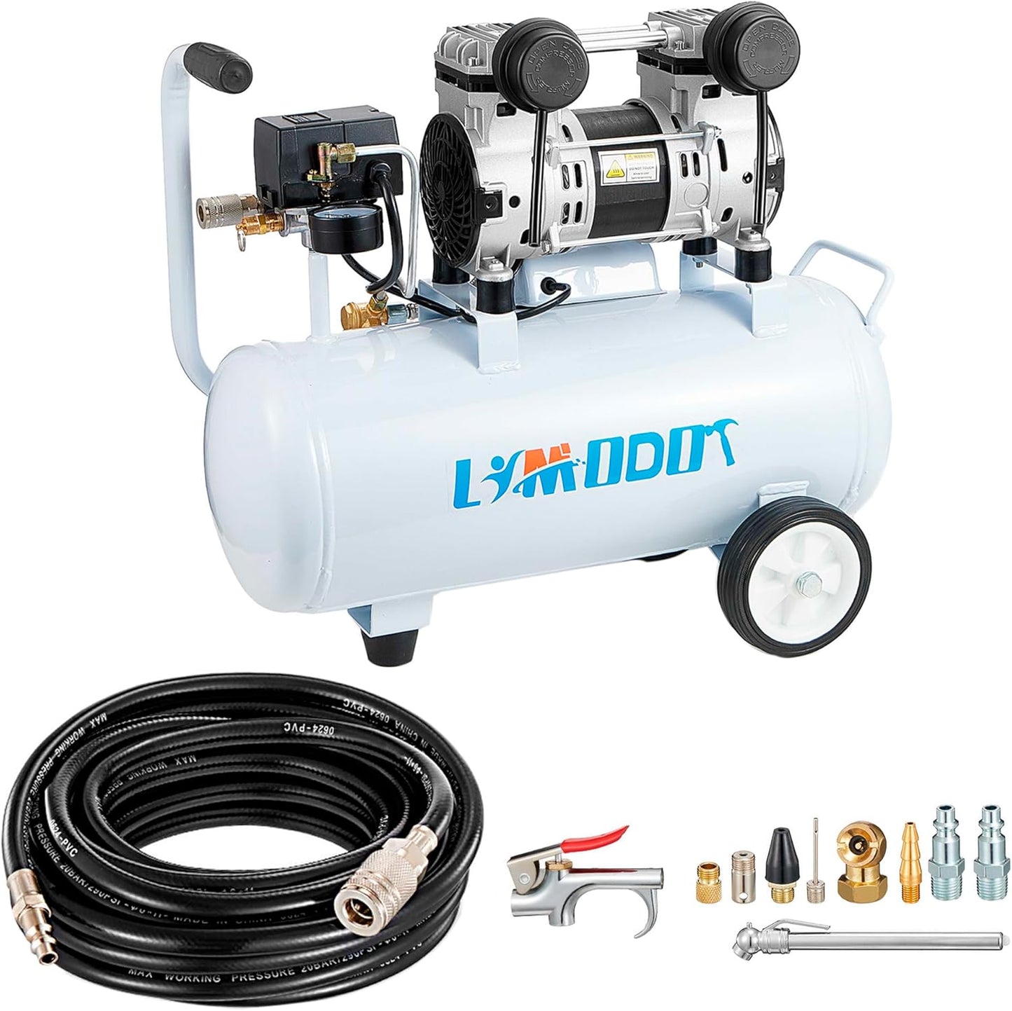 Ultra-Quiet 5 Gallon Air Compressor, Perfect for Versatile Use