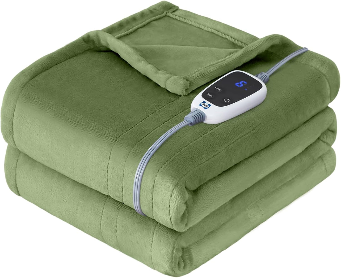 Sealy Electric Blanket Heated Throw for Ultimate Comfort