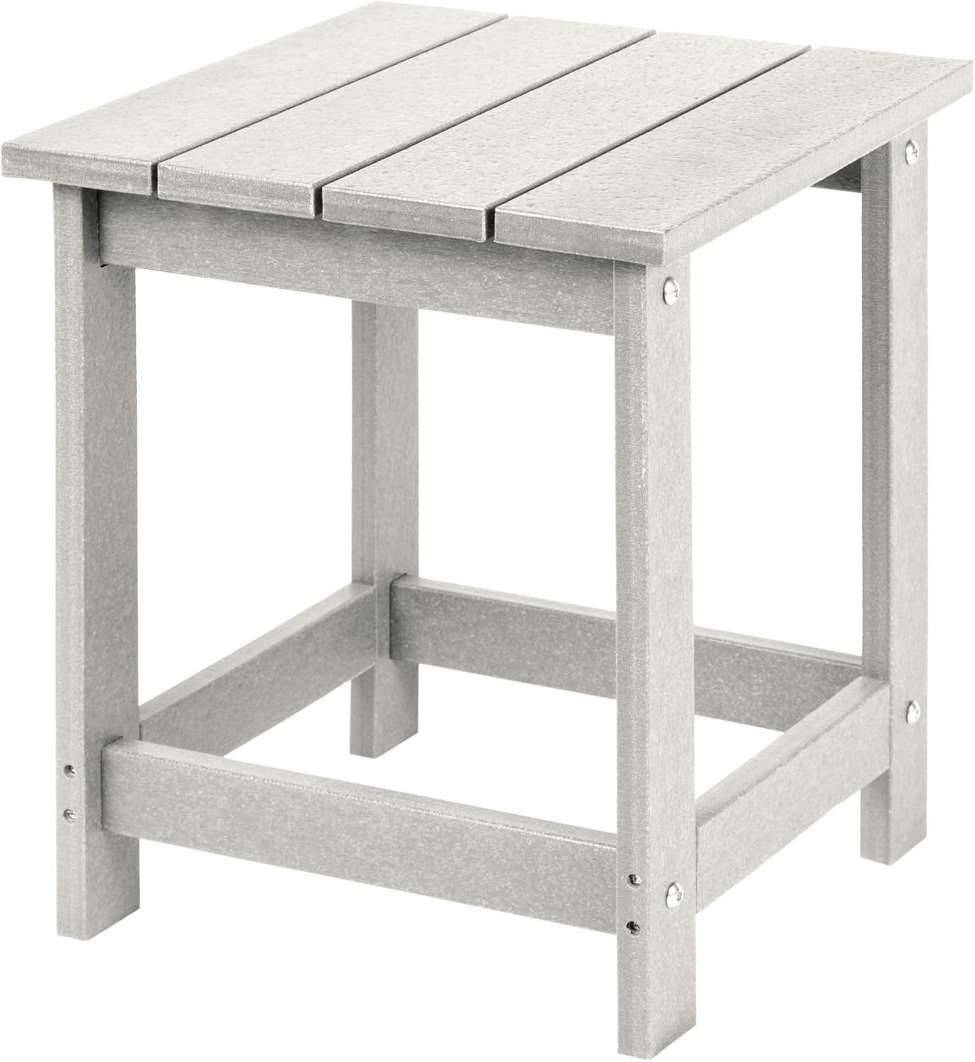 LZRS Adirondack Square Outdoor Side Table for Easy Maintenance