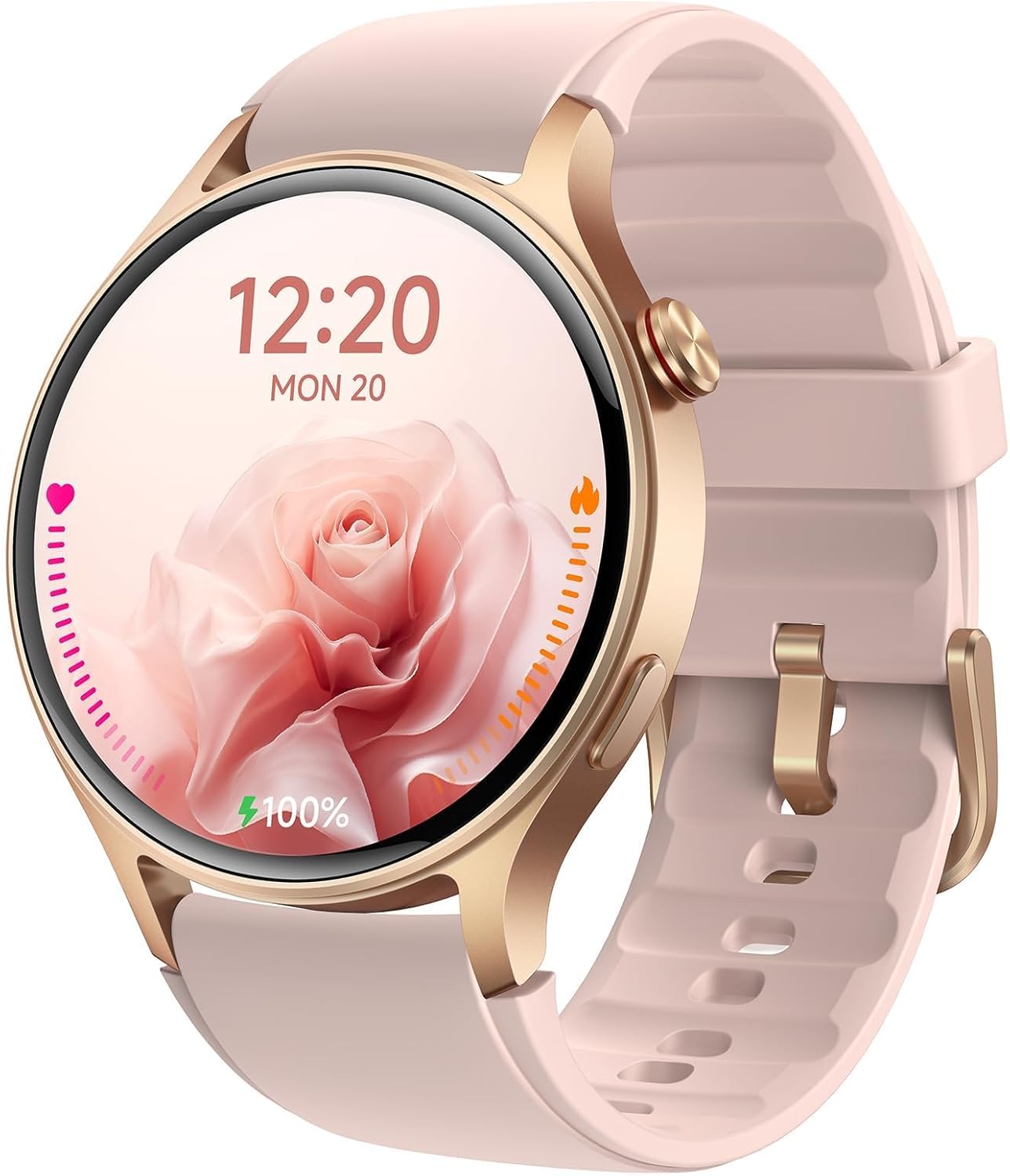 aeac Women's Smartwatch: AMOLED Heart Rate Monitor