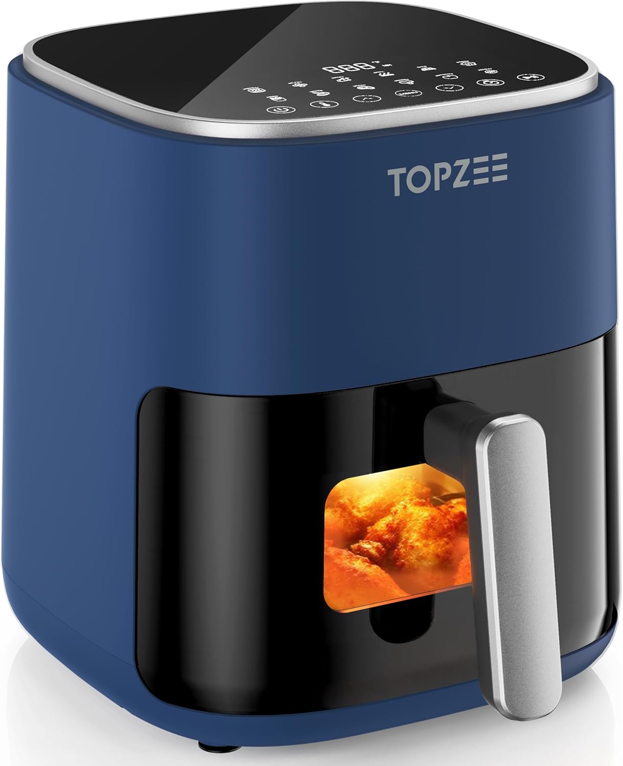 TOPZEE Air Fryer 12-in-1 Compact 5.5-Qt for Healthy Cooking