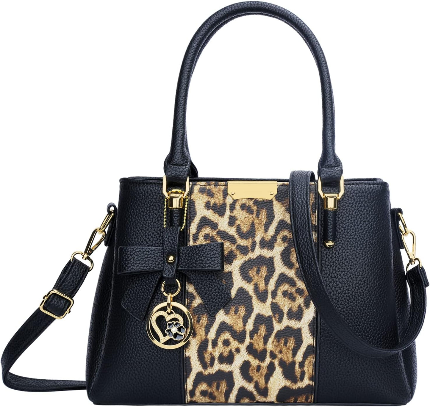 KKXIU 3 Zippered Compartments Handbags for Women Stylish Use