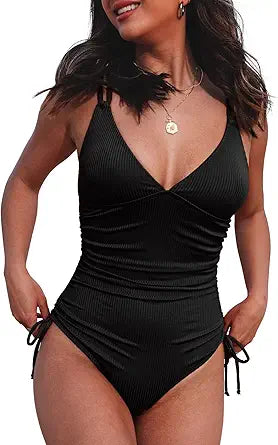 Aleumdr Women's V Neck One Piece Tummy Control Swimsuit Review