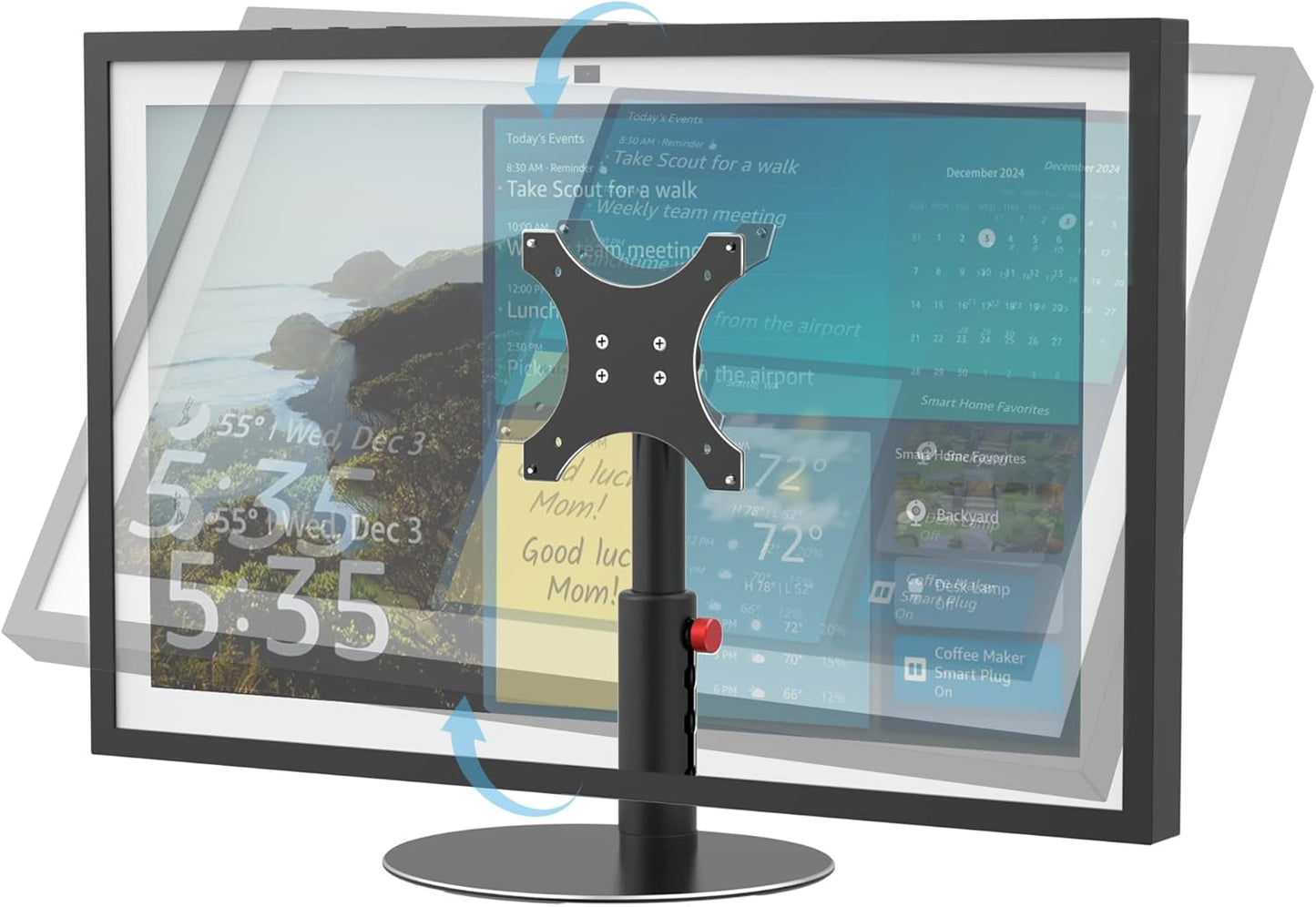 Sturdy Stand for Echo Show 15 and 21 with Adjustable Tilt