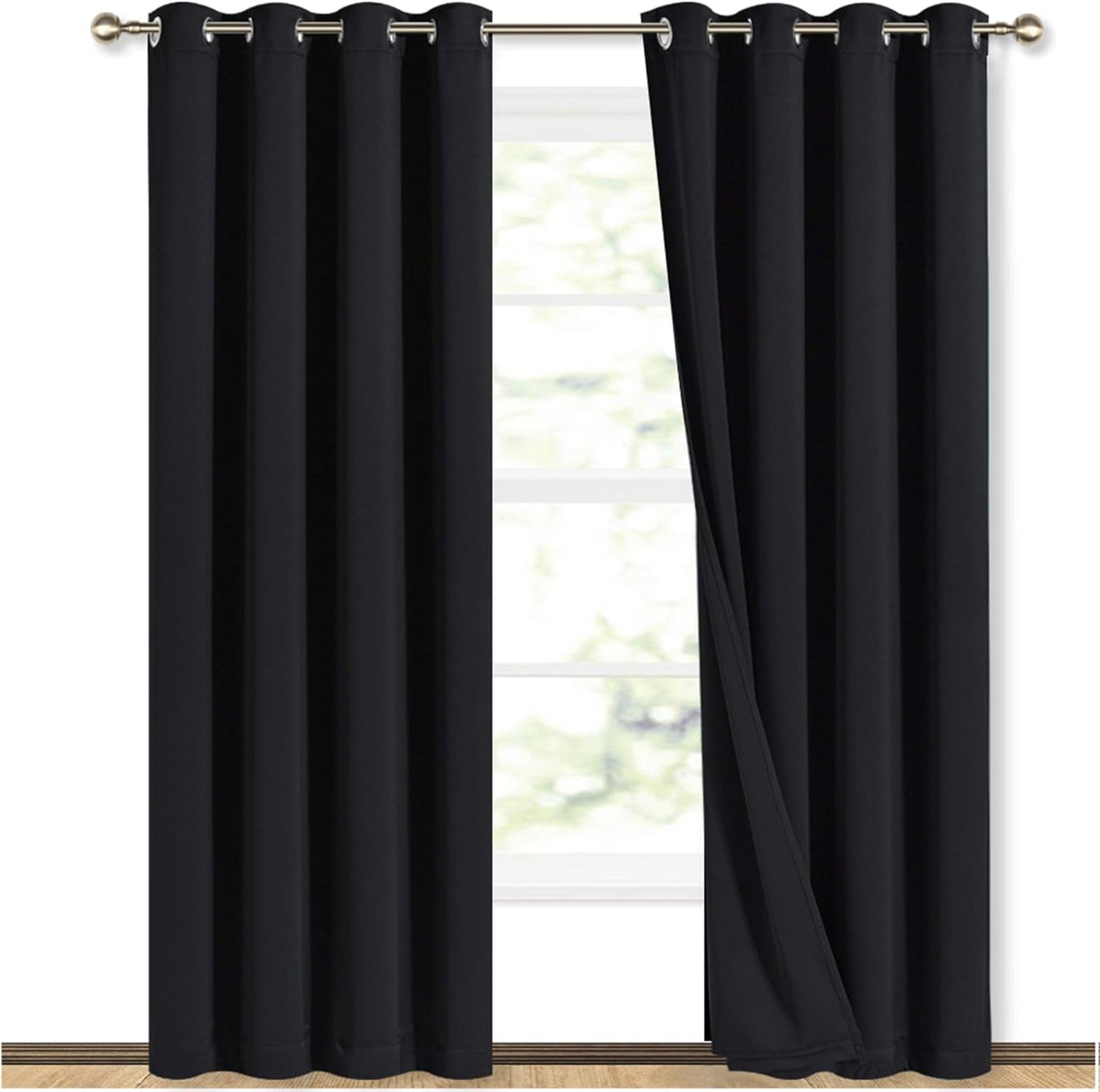 NICETOWN High-End Thermal Curtains for Complete Blackout