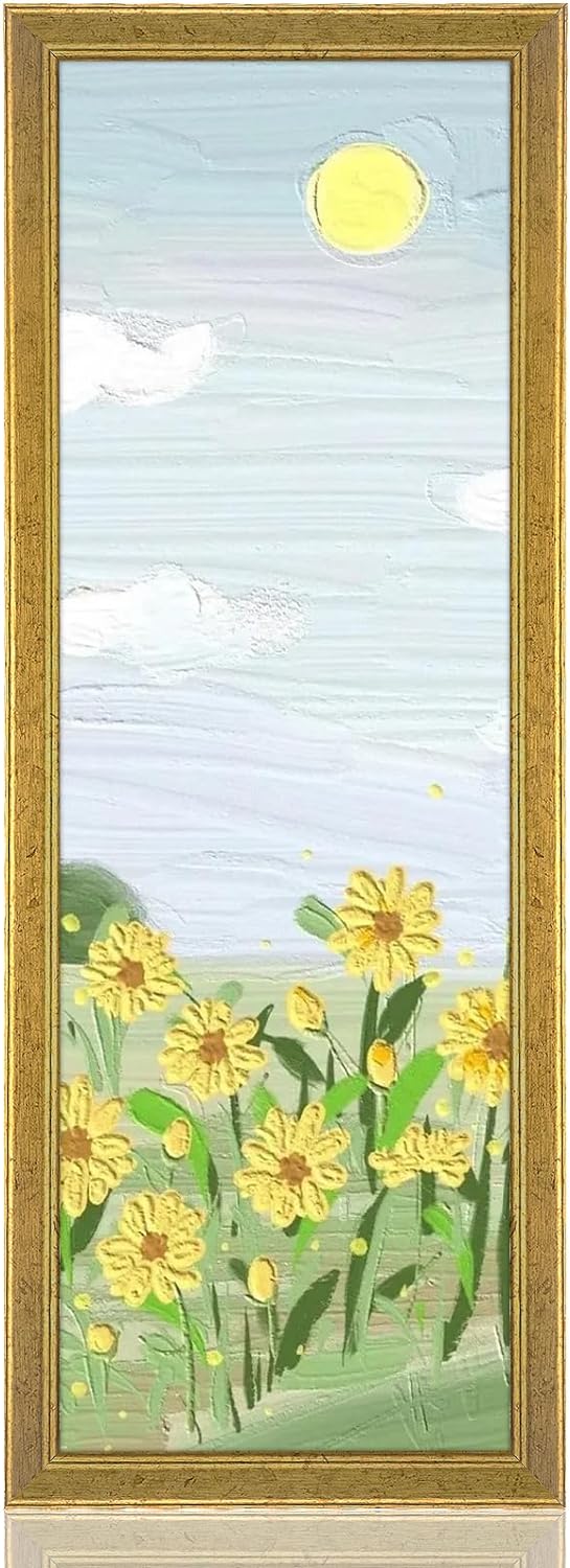 10x30in Ornate Natural Wood Frame for Stylish Home Decor