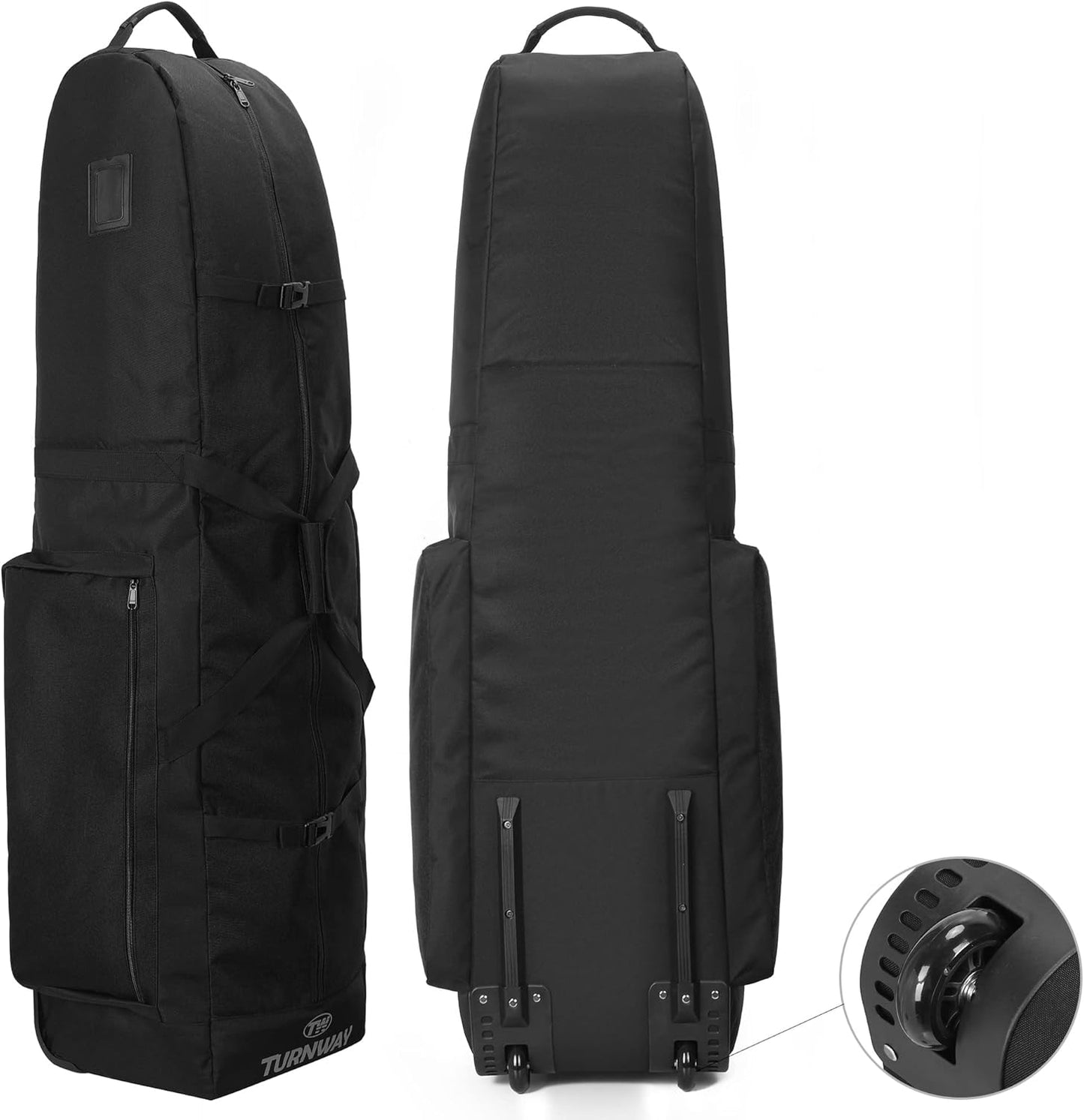 TurnWay Foldable Padded Golf Travel Bag - Heavy Duty Waterproof Cart Bag