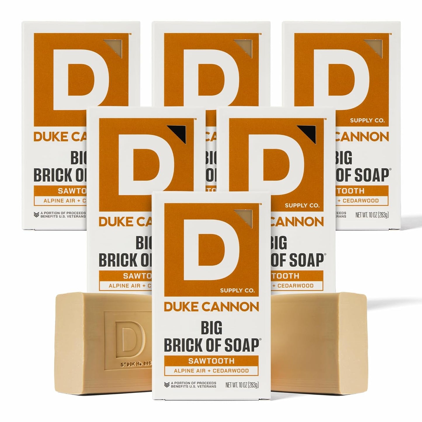 Duke Cannon Extra Large Bar Soap Bundle for Men - 6 Pack