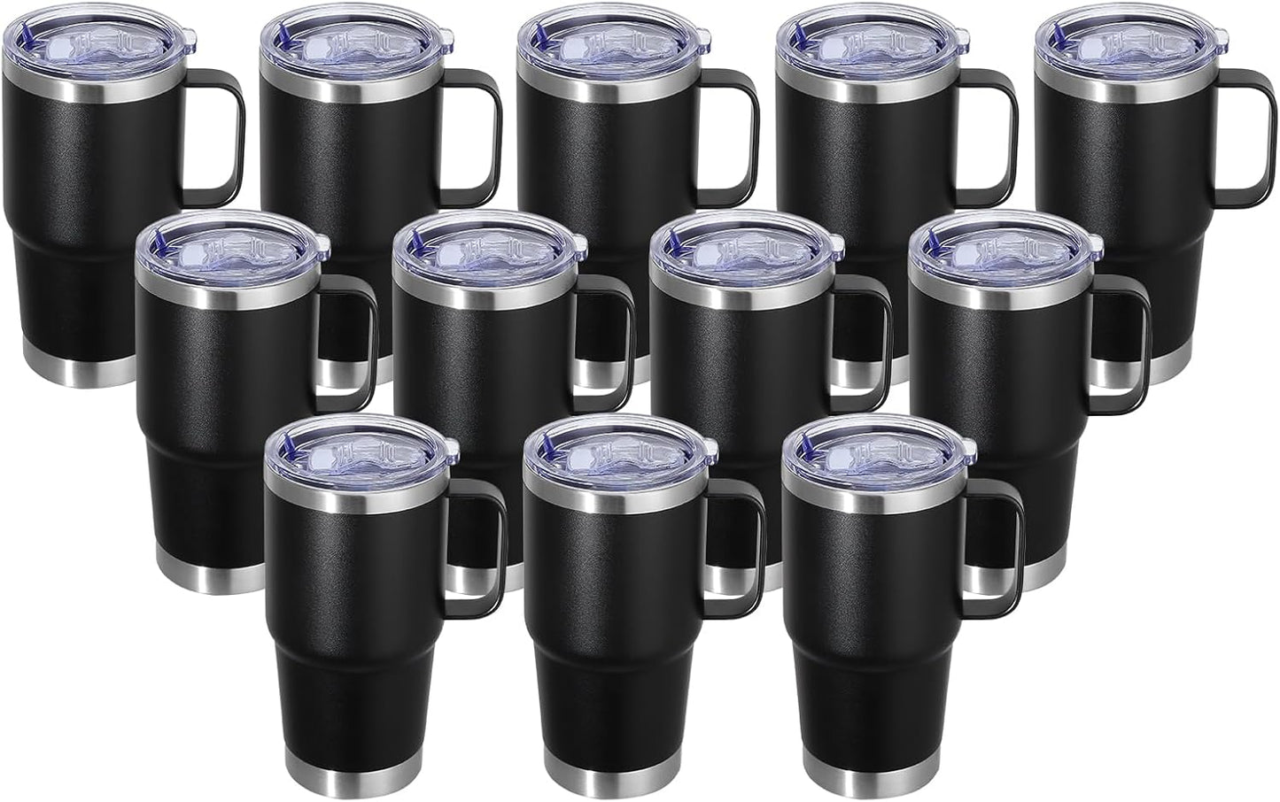 20 oz Stainless Steel Tumbler with Handle for Travel and Gifts