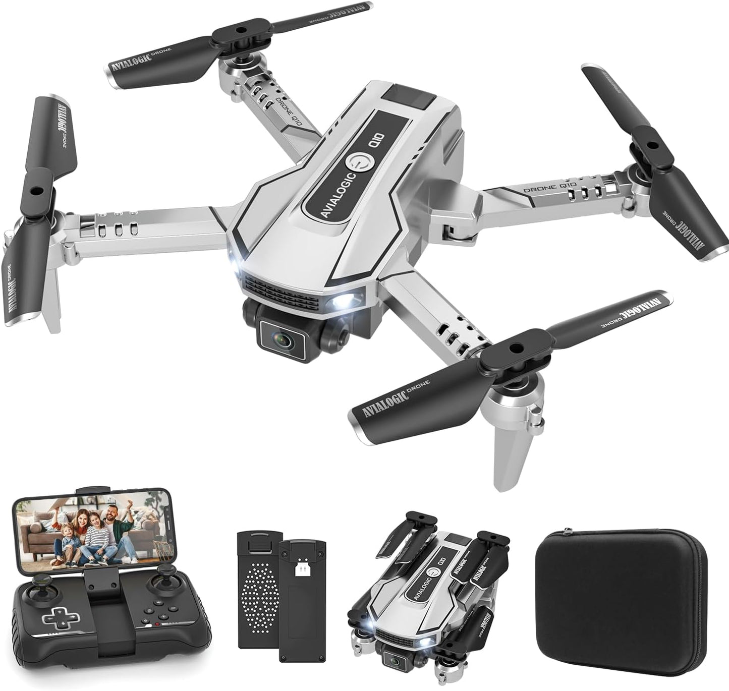 AVIALOGIC Mini Drone with Camera for Kids - 1080P HD Fun
