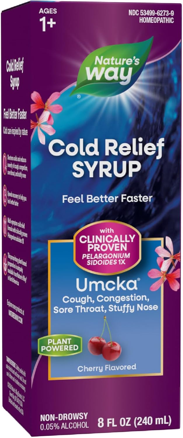 Nature's Way Cold Relief Syrup for Fast Cold Symptom Relief