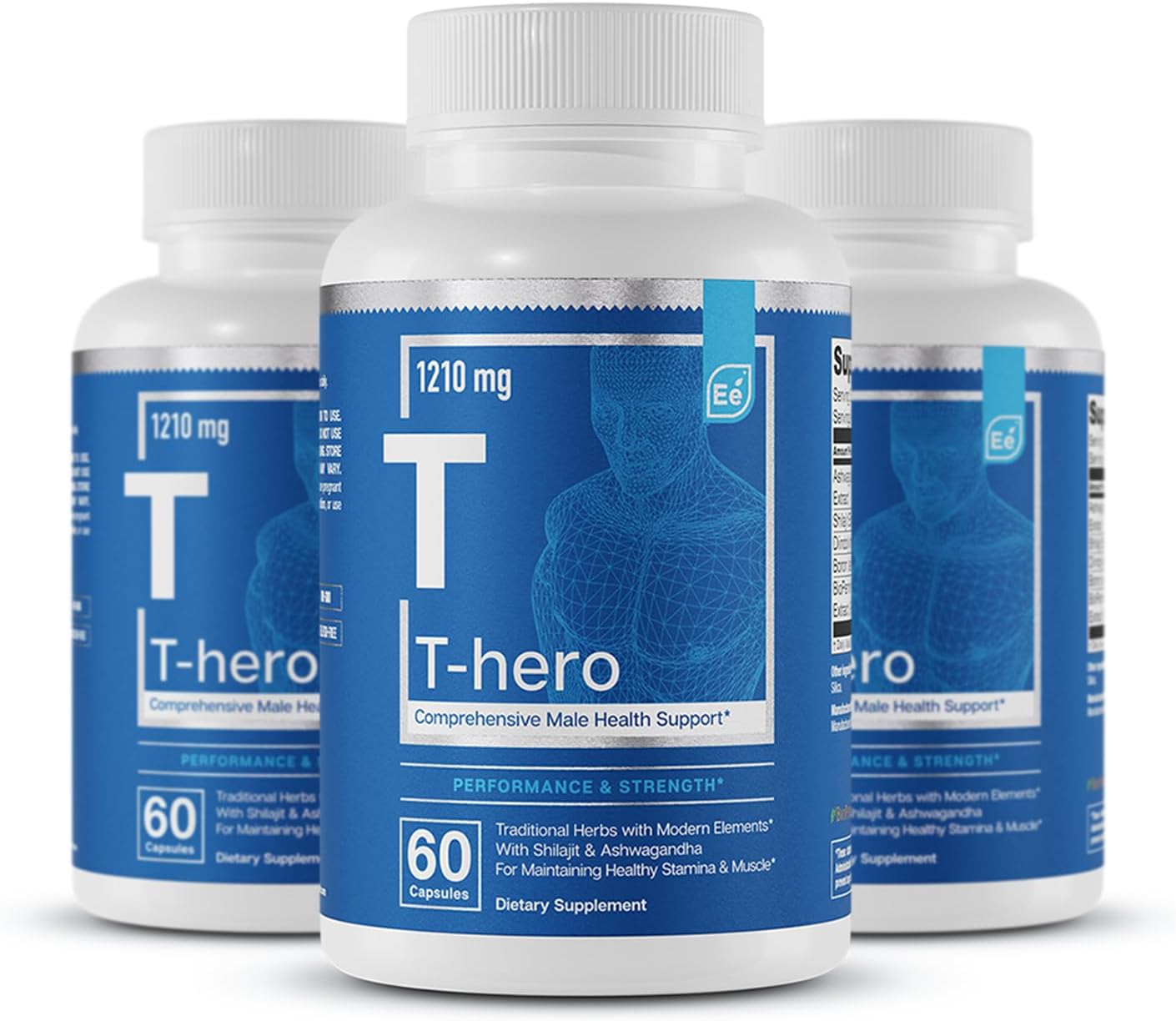 Essential Elements T-Hero Daily Testosterone Support for Men