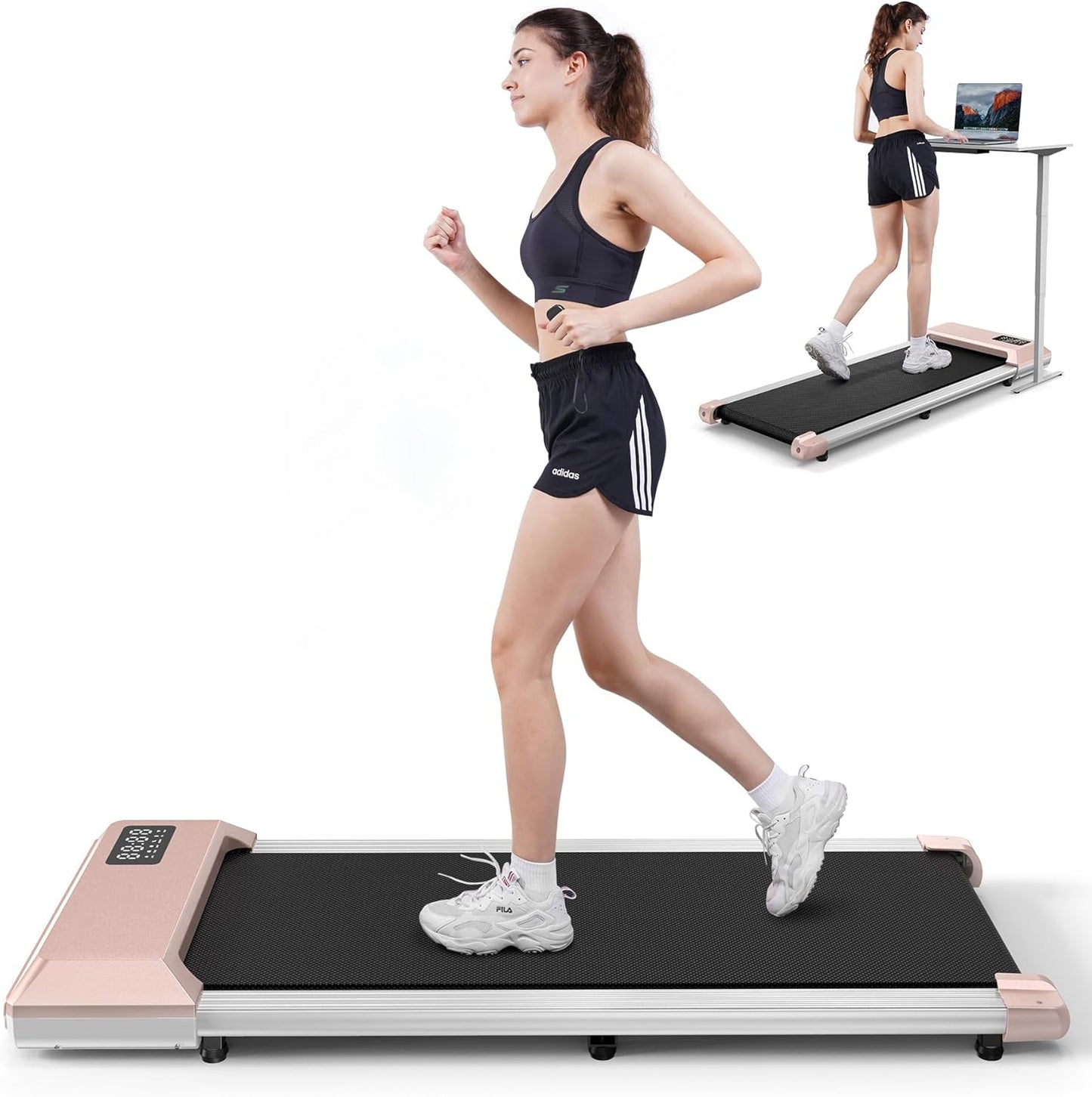 Mini Walking Pad: App-Controlled Quiet Treadmill