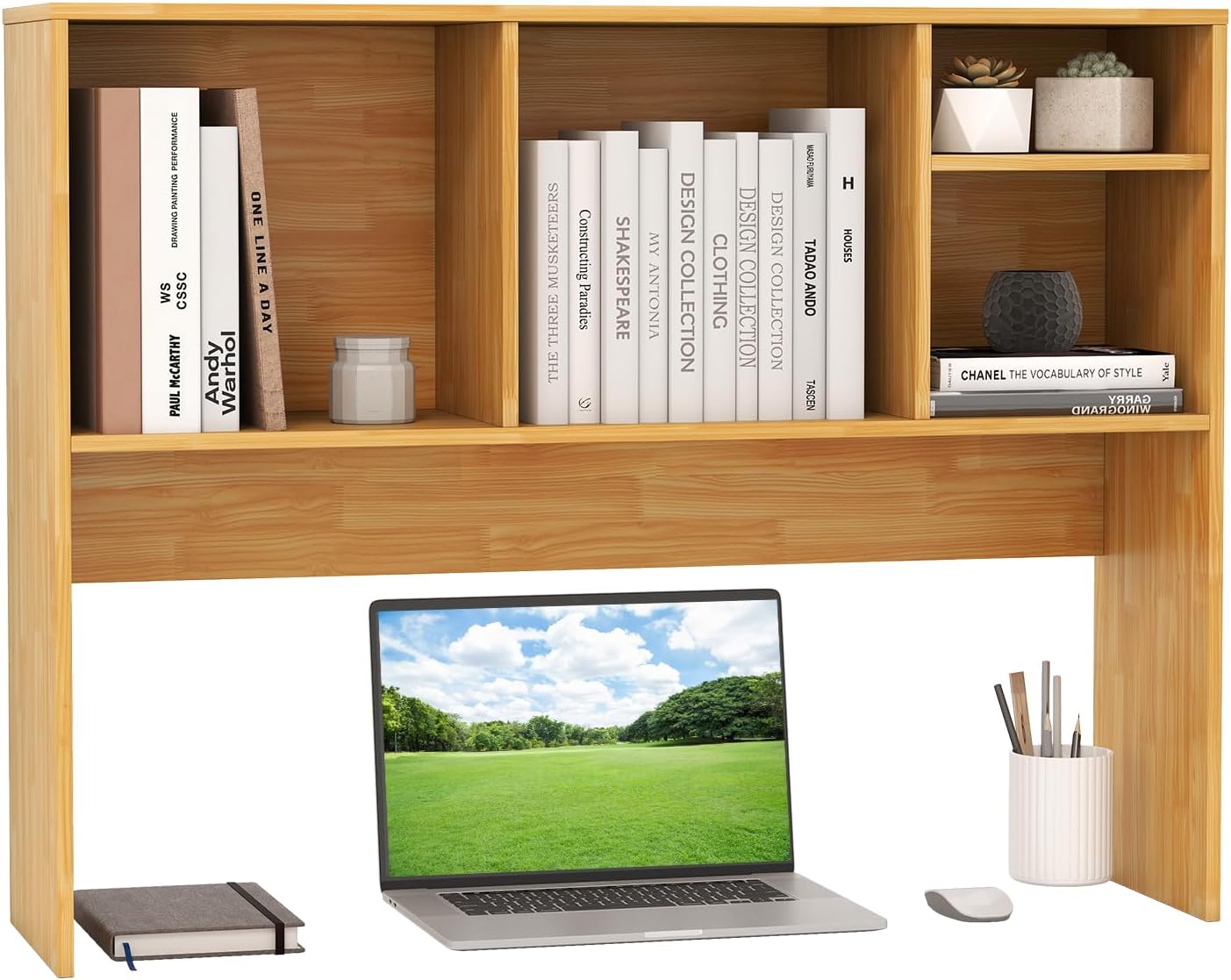 Giantex Desktop Bookshelf for Organized Home Office Storage