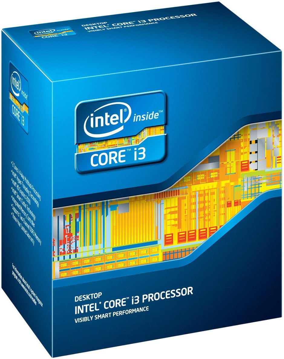 Intel Core i3-2120 Dual-Core Processor with 3.3 GHz Speed