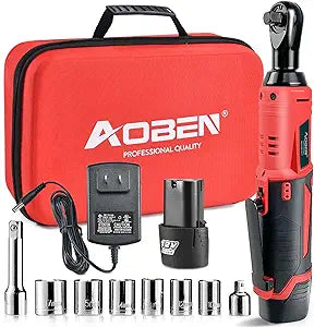 AOBEN 3/8in 12V Power Electric Ratchet Wrench Set Review