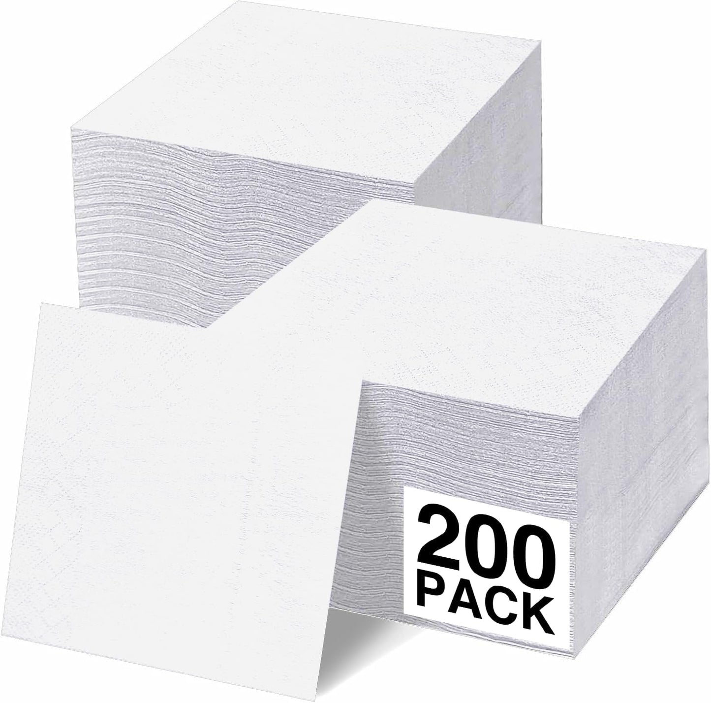 Ultra-Absorbent Party Napkins - Pack of 200