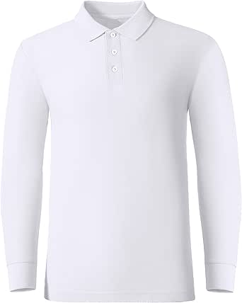 NeedBo Men's Long Sleeve Casual Solid Golf Polo Shirt Review