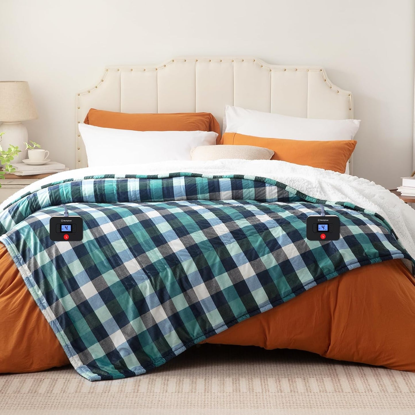 Queen Size Heated Blanket with Dual Control & Fast Heating