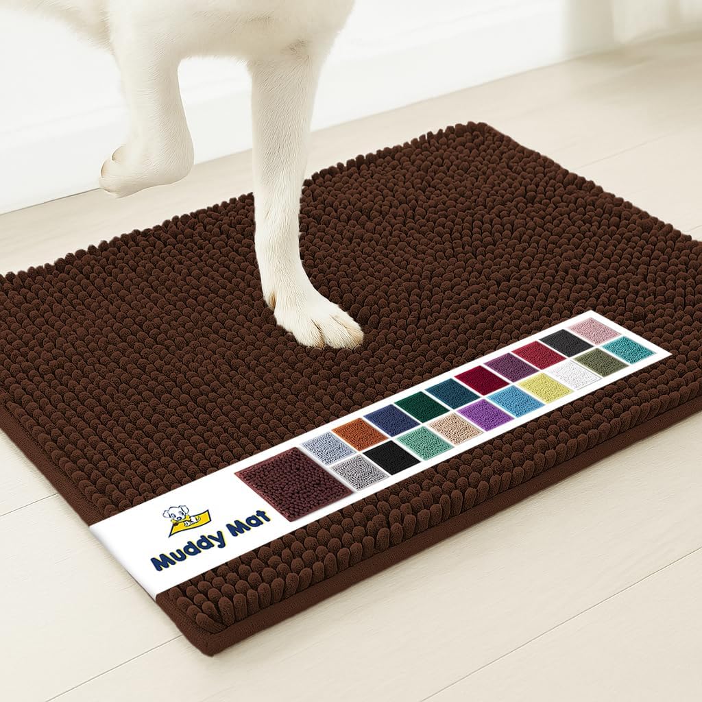 Muddy Mat Super Absorbent Microfiber Dog Door Mat for Paws