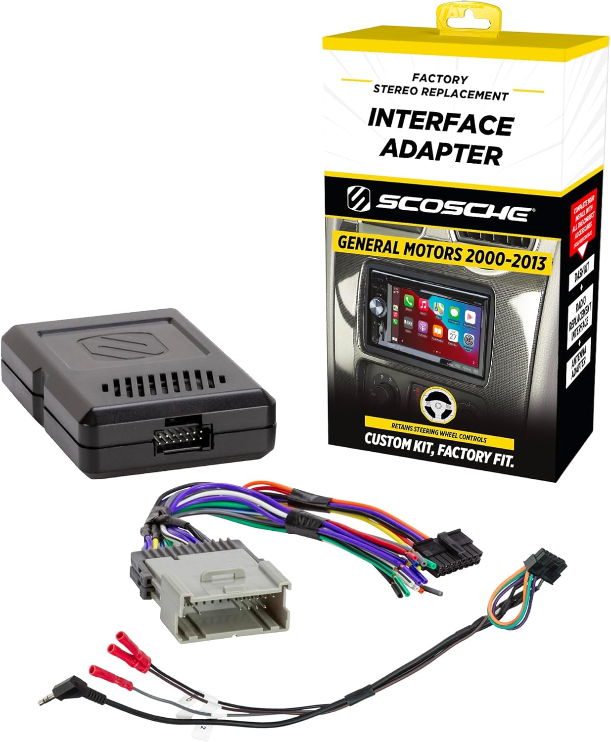 Scosche GM2000SWF Stereo Replacement Adapter for GM Vehicles