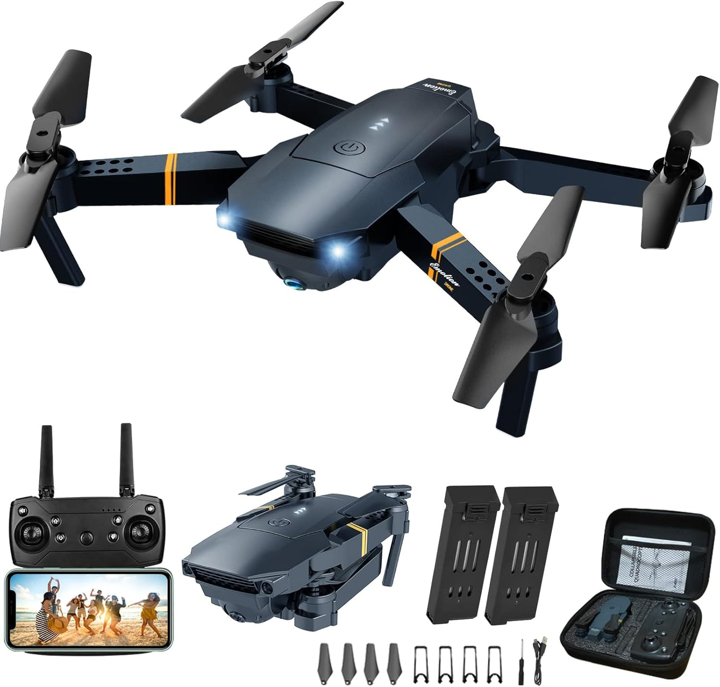 Foldable FPV Drone - Capture Stunning Footage!