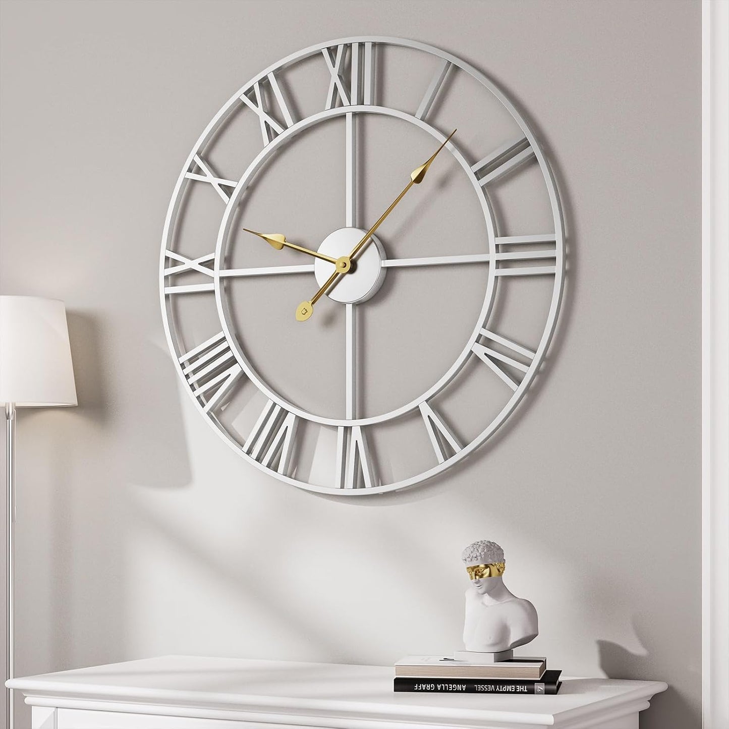 30 Inch Large Wall Clock for Modern Home Decor and Style