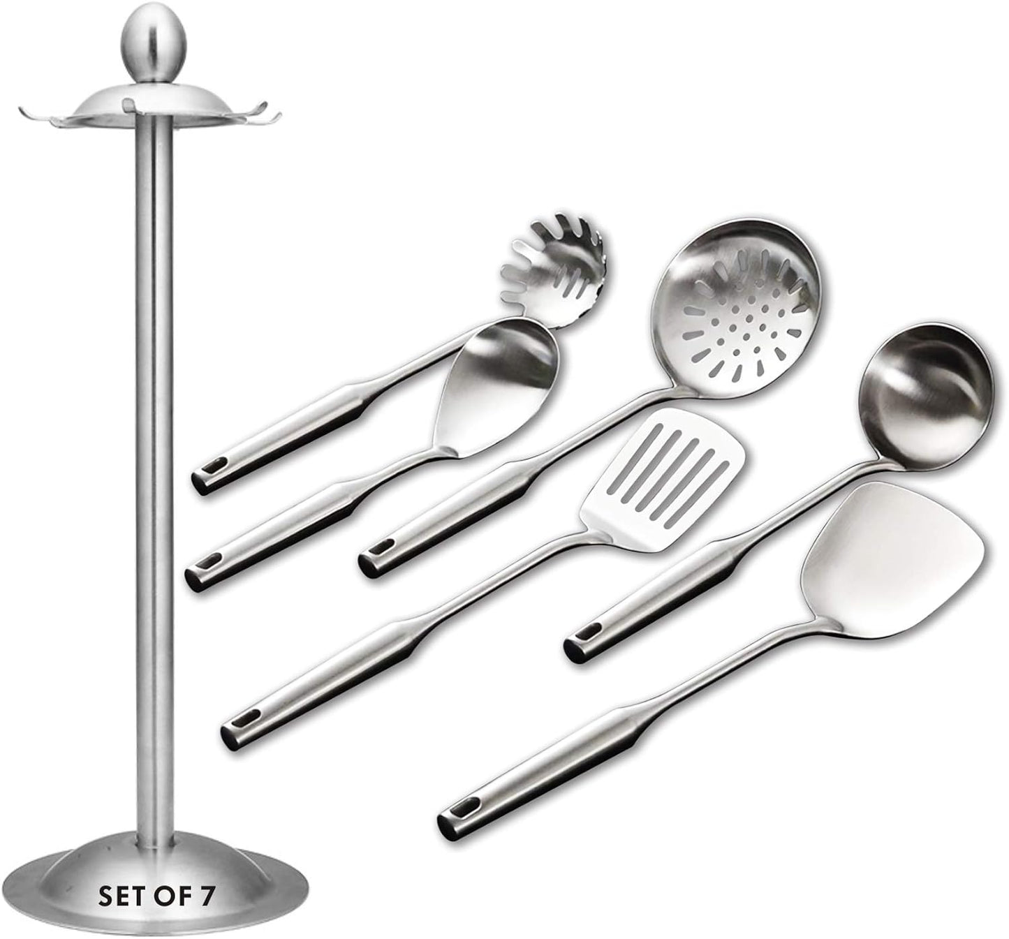 Kitchen Utensil Set 6 Piece Stainless Steel Cooking Tools