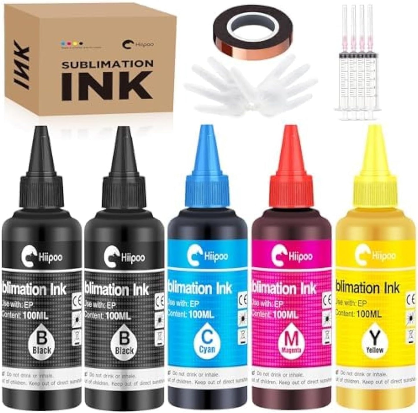 Upgrade Your Prints: Hiipoo 500ml Sublimation Ink Refill