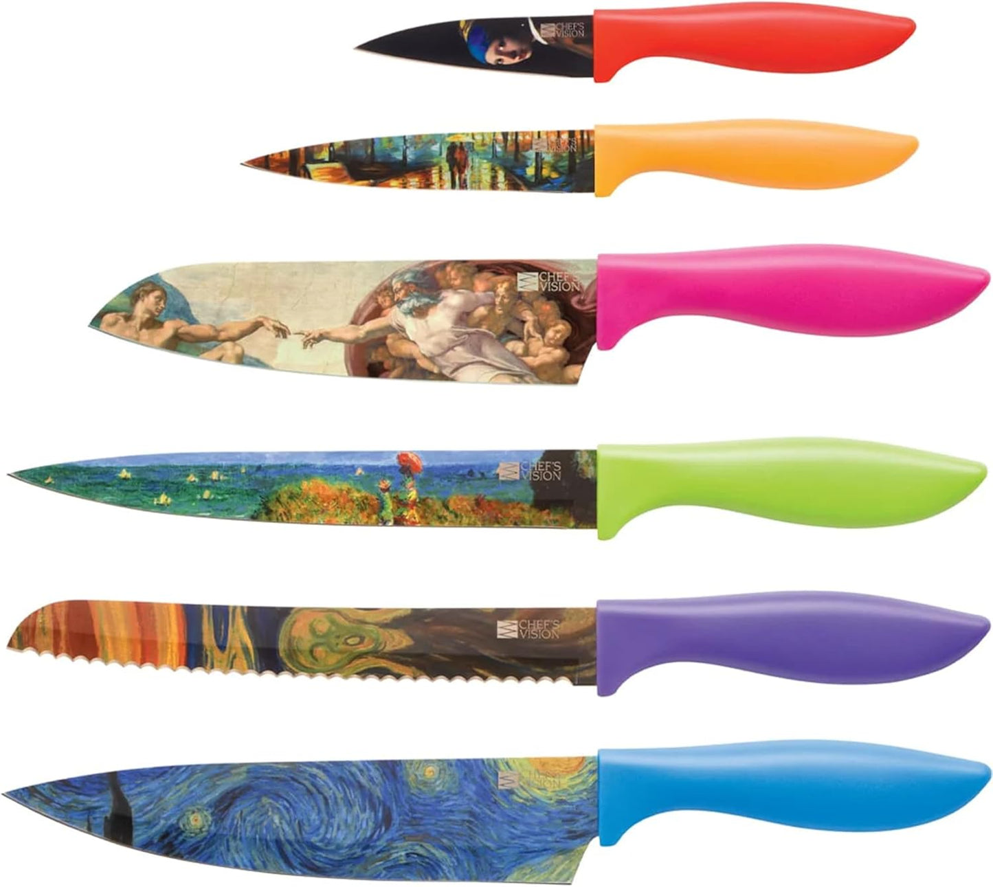 Masterpiece Knife Set - Artistic Kitchen Knives for Cooking