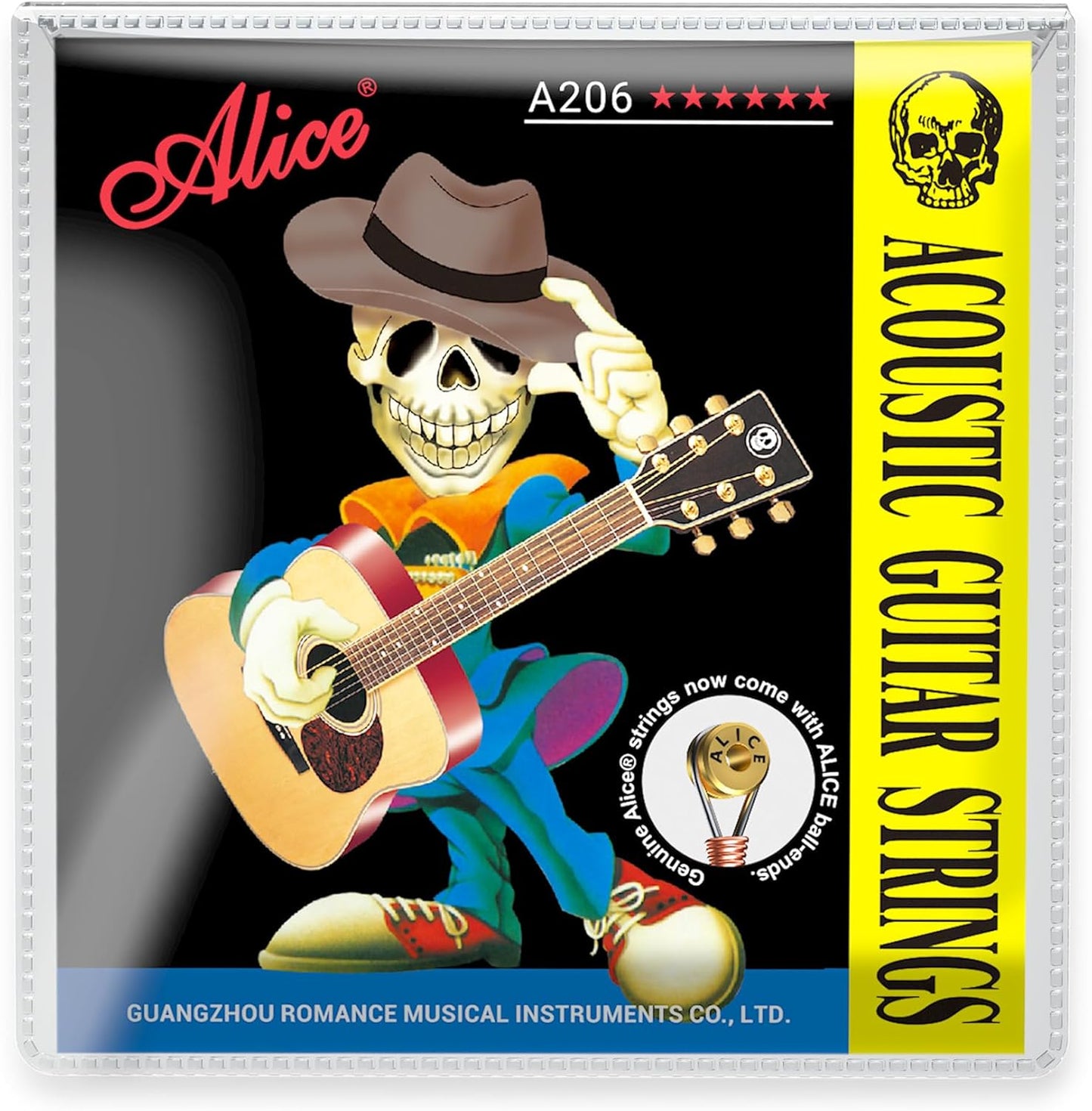 Alice Super Light Acoustic Guitar Strings - Beginner-Friendly Brilliance