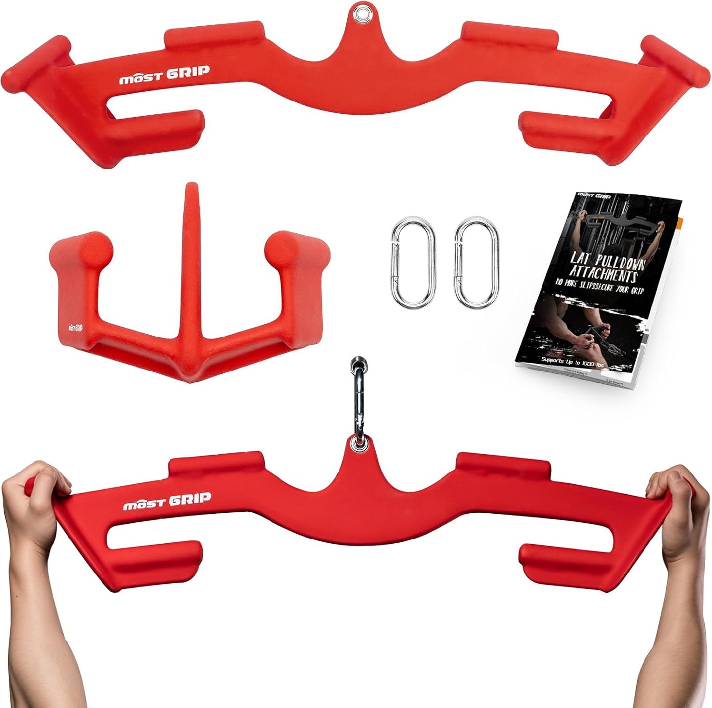 LAT Pull Down Bars Set for Effective Back Training at Home