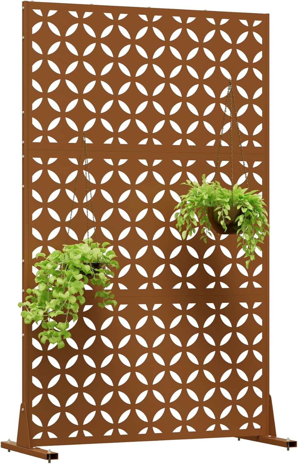 Metal Privacy Screen 72in H x 44in W for Outdoor Spaces