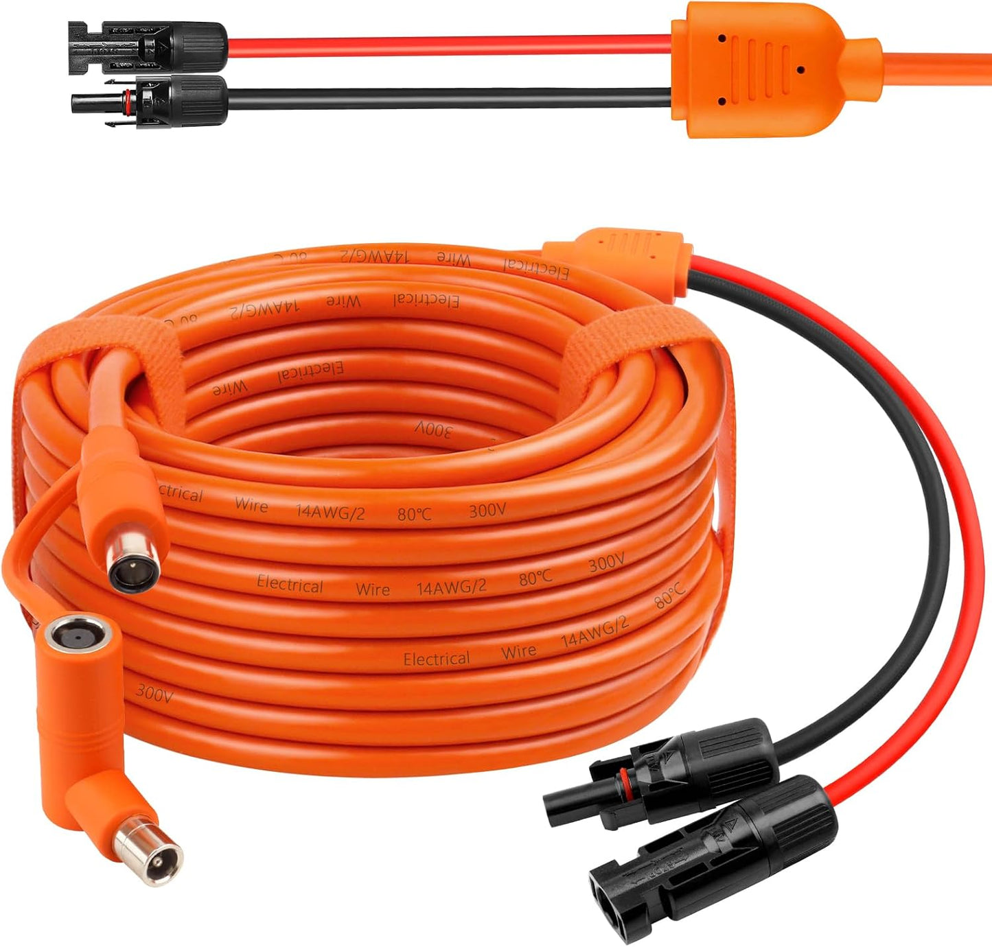 Solar to DC 8mm Charge Extension Cable 30FT for Power Stations