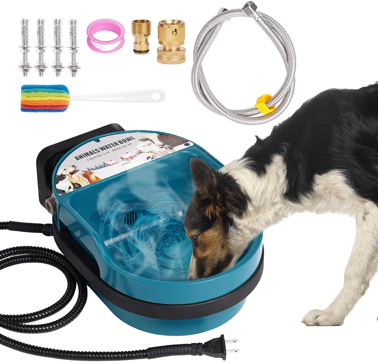 Automatic Heated Pet Bowl - No Spill, Thermostatic Control