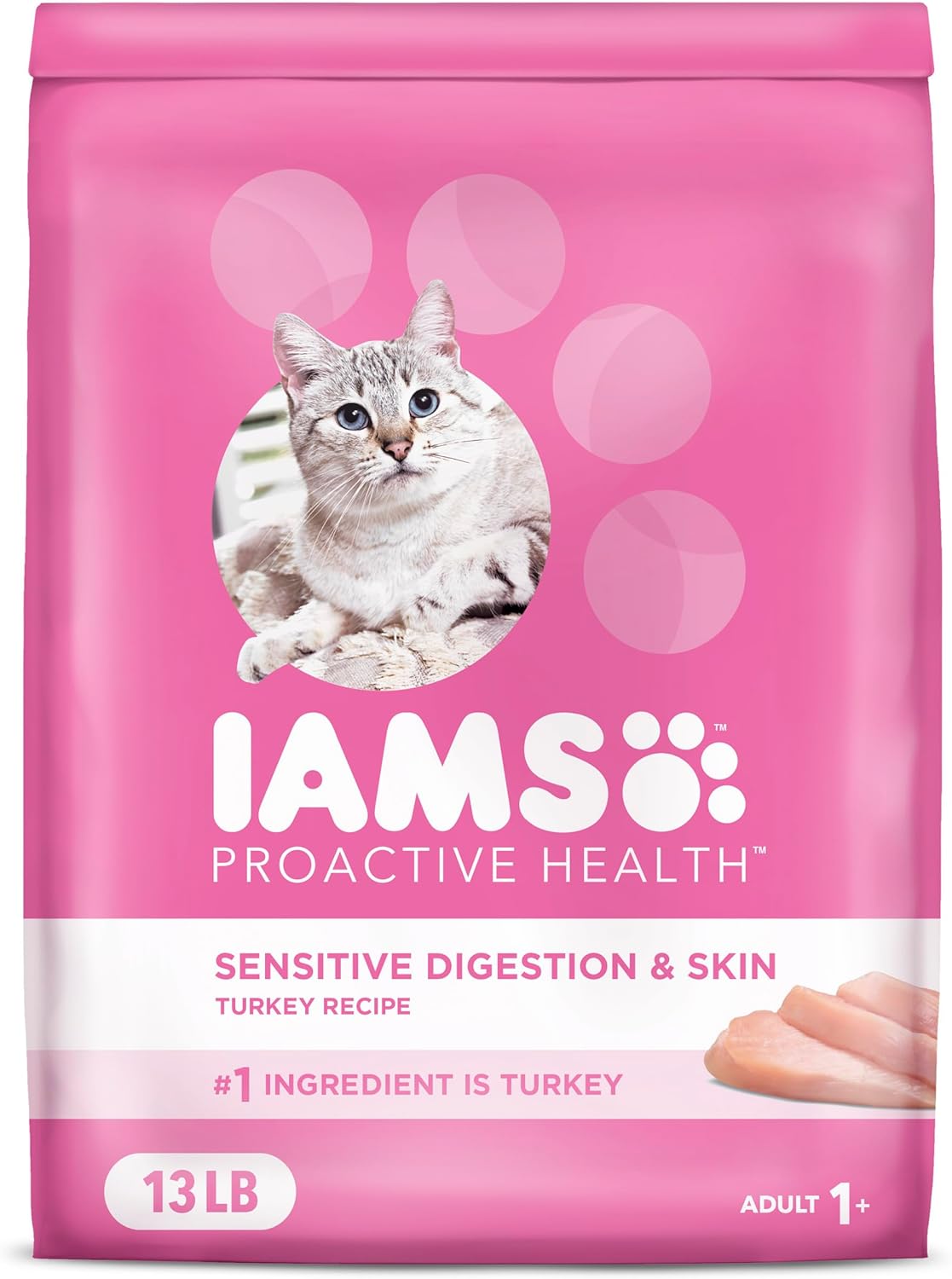 IAMS Proactive Health Dry Cat Food for Sensitive Digestion & Skin