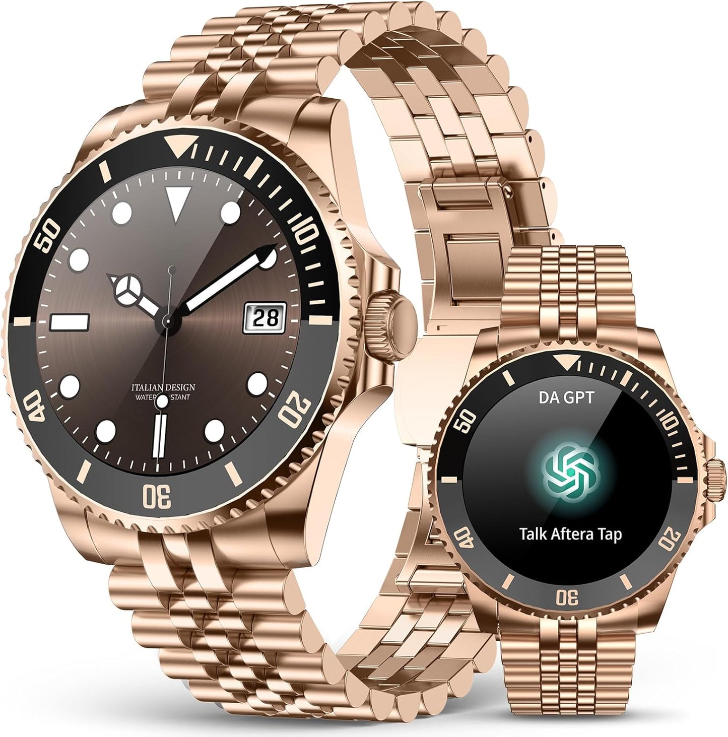 2025 DA GPT Smart Watch with Heart Rate and Blood Pressure Monitor